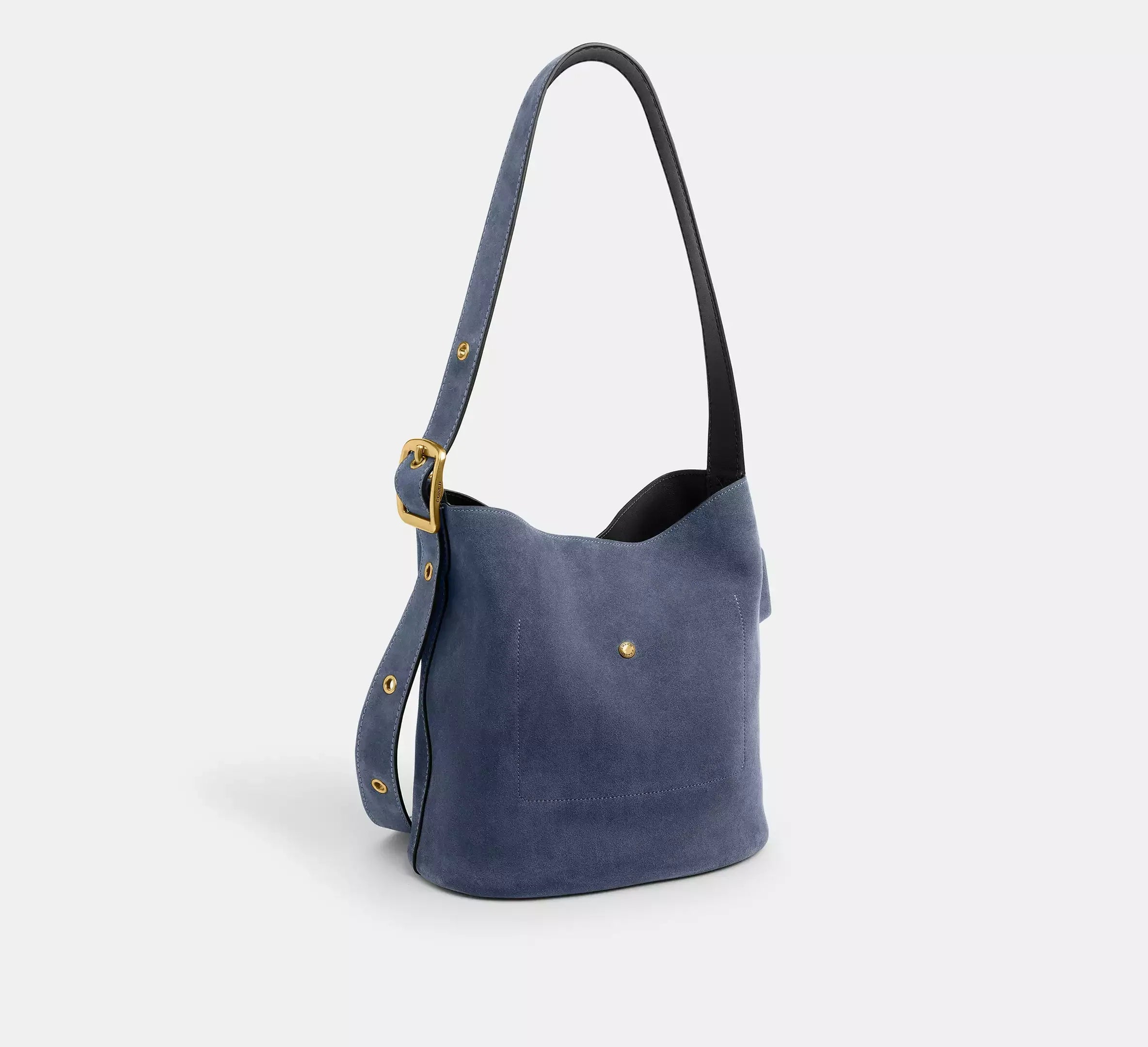 Coach Bleecker Bucket Bag – Brass/Light Denim - Sneaker Türkiye