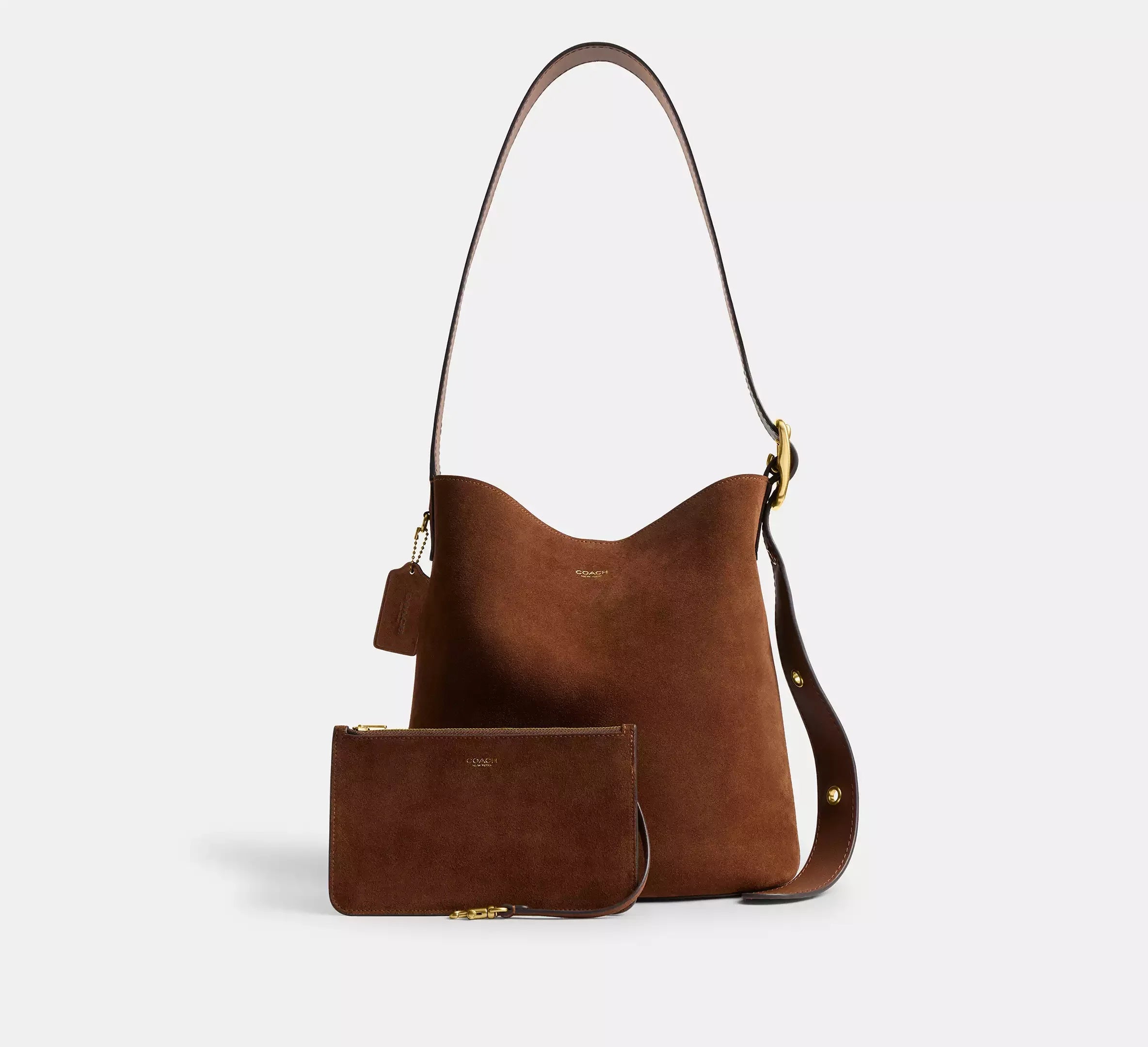 Coach Bleecker Bucket Bag – Brass/Warm Brown - Sneaker Türkiye