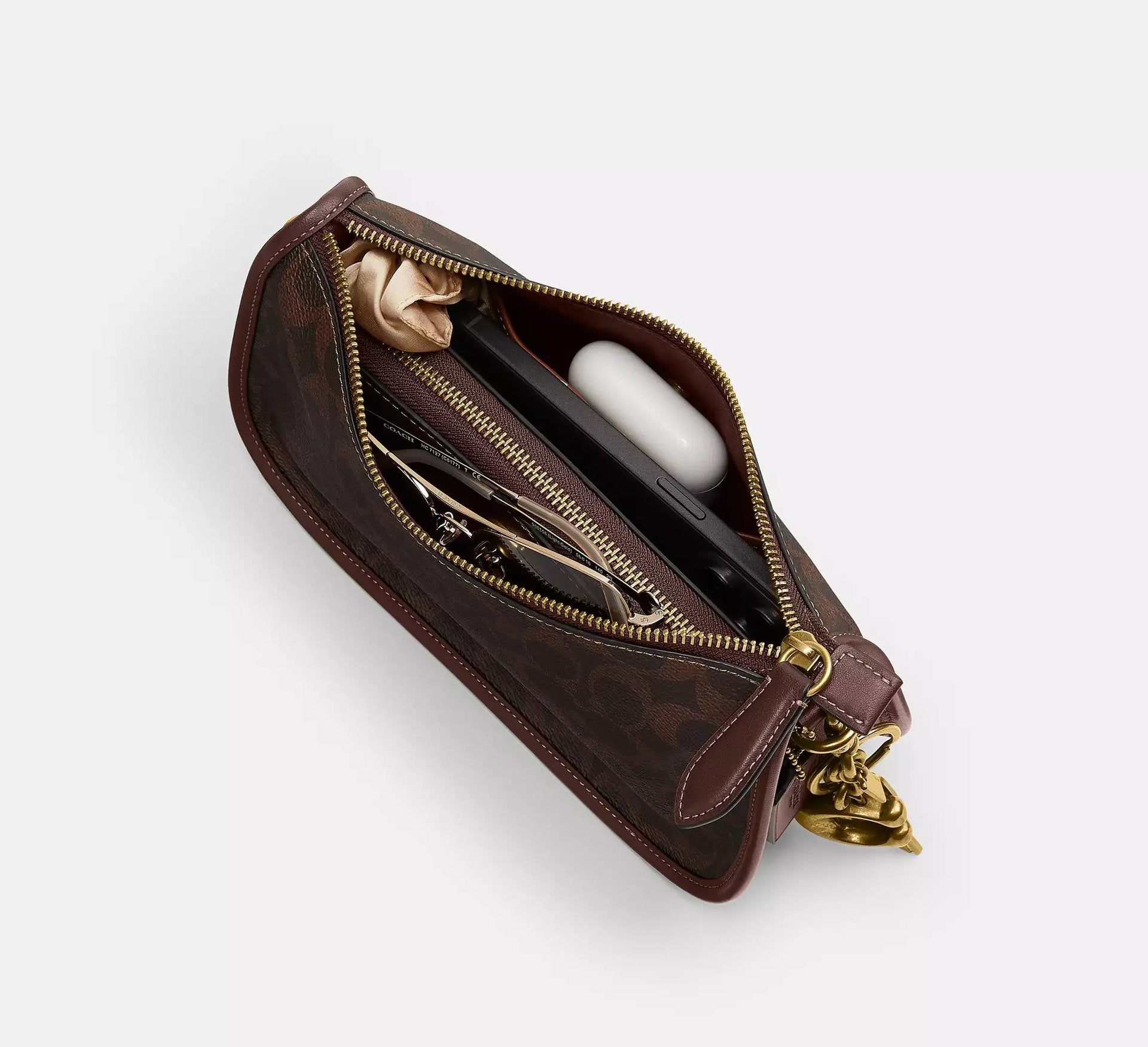 Coach Waverly Bag In Signature Coated Canvas/Brass/Maple - Sneaker Türkiye