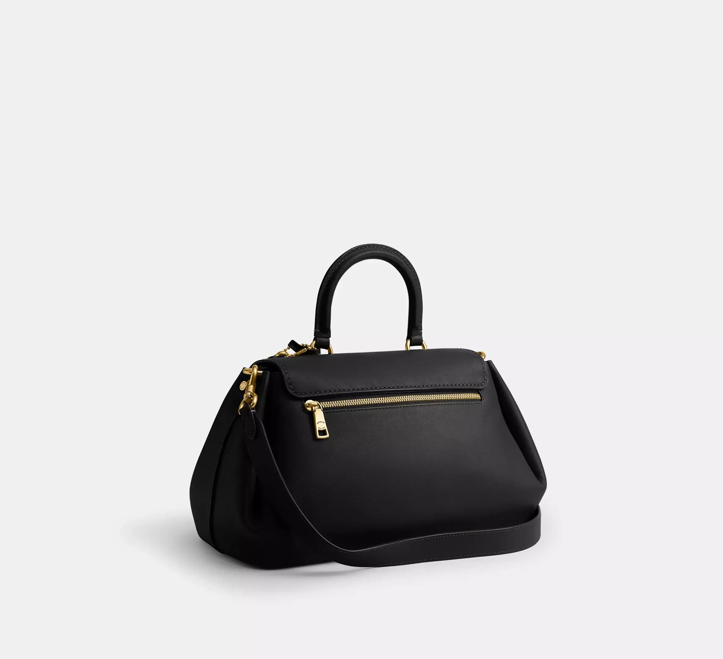 Coach Slouchy Rogue Top Handle Bag SEZON – Brass/Black - Sneaker Türkiye