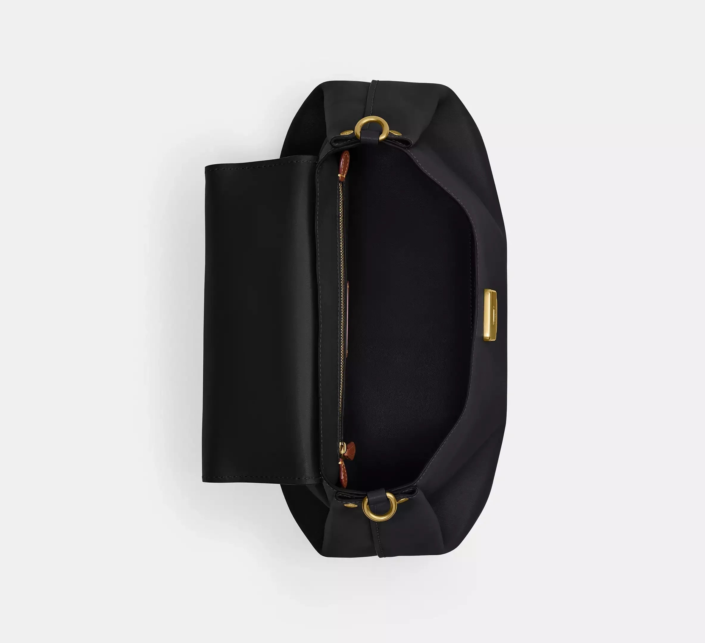 Coach Slouchy Rogue Top Handle Bag SEZON – Brass/Black - Sneaker Türkiye