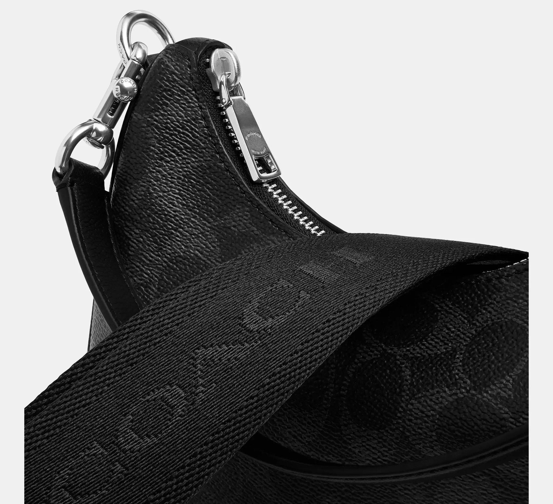Coach Nolan Hobo Bag In Signature – Black Signature - Sneaker Türkiye