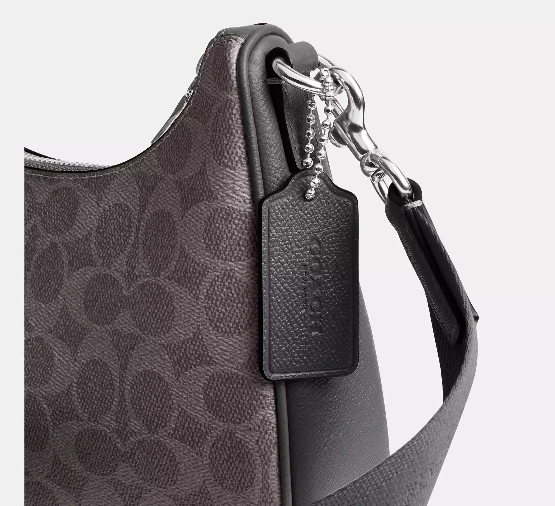 Coach Nolan Hobo Bag In Signature – Grey Signature - Sneaker Türkiye