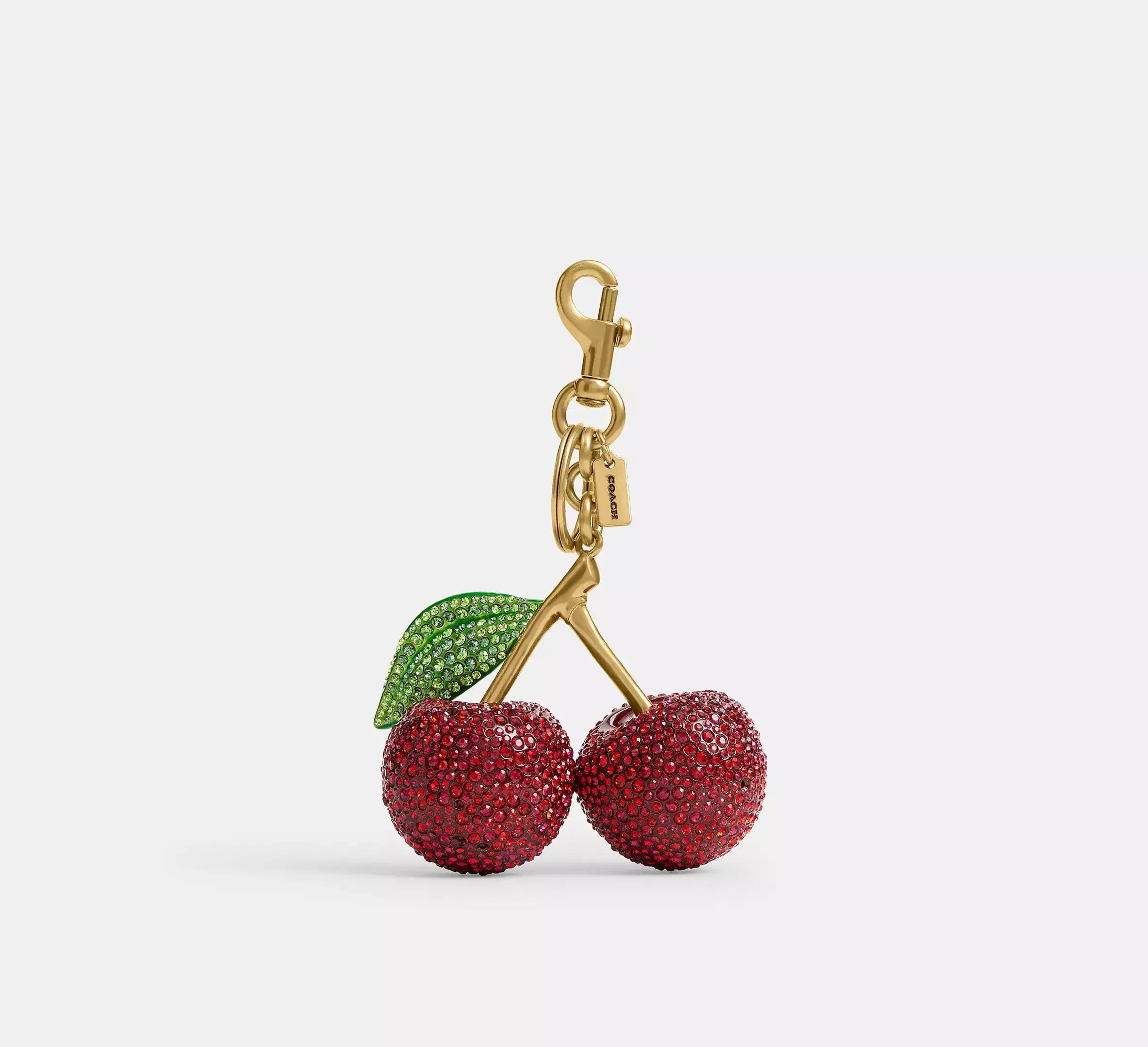 Coach Large Crystal Cherry Bag Charm – Brass/Red - Sneaker Türkiye