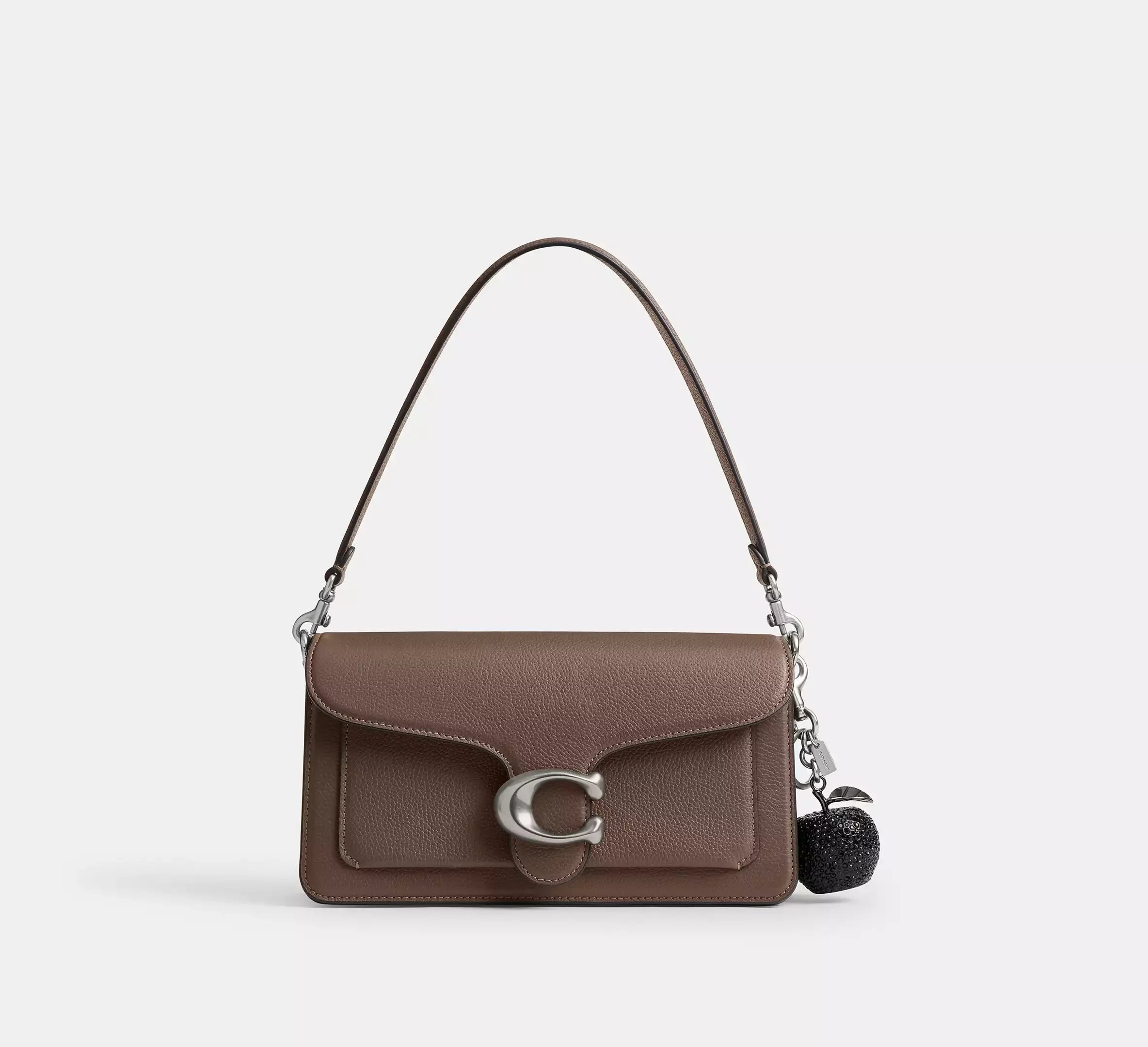 Coach Crystal Apple Bag Charm – Silver/Black - Sneaker Türkiye