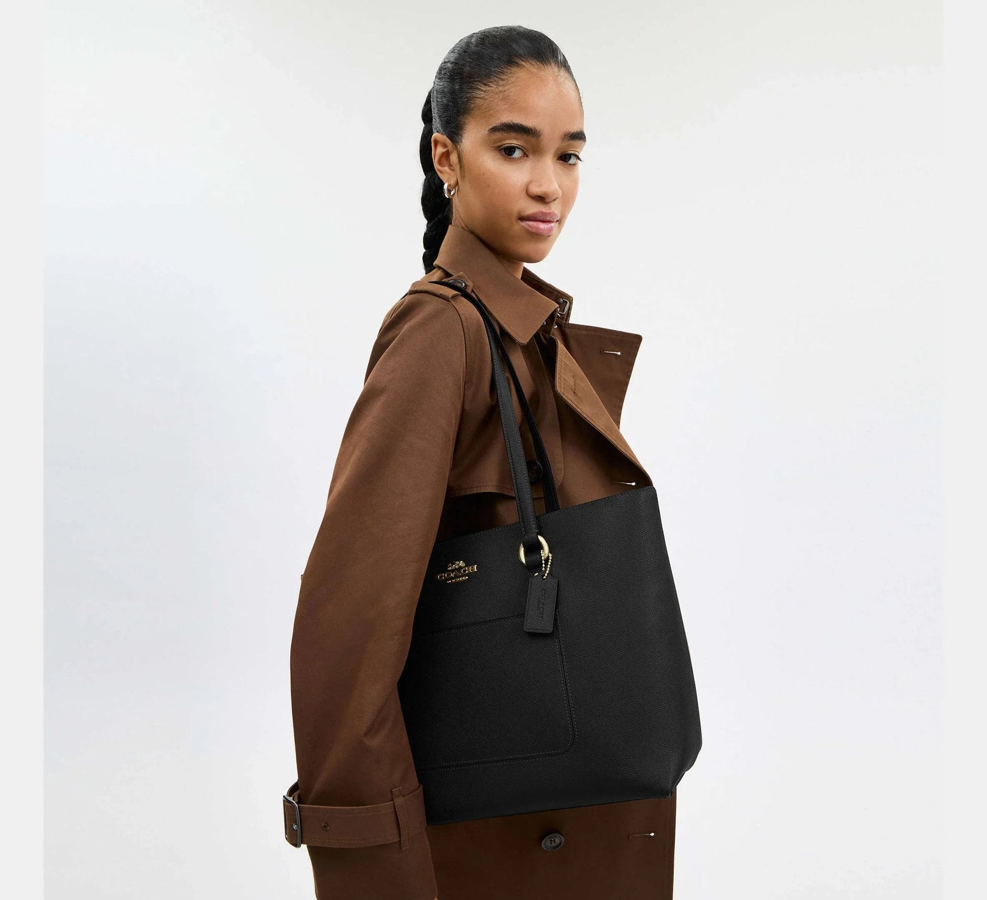 Coach Station Tote Bag – Gold/Black - Sneaker Türkiye