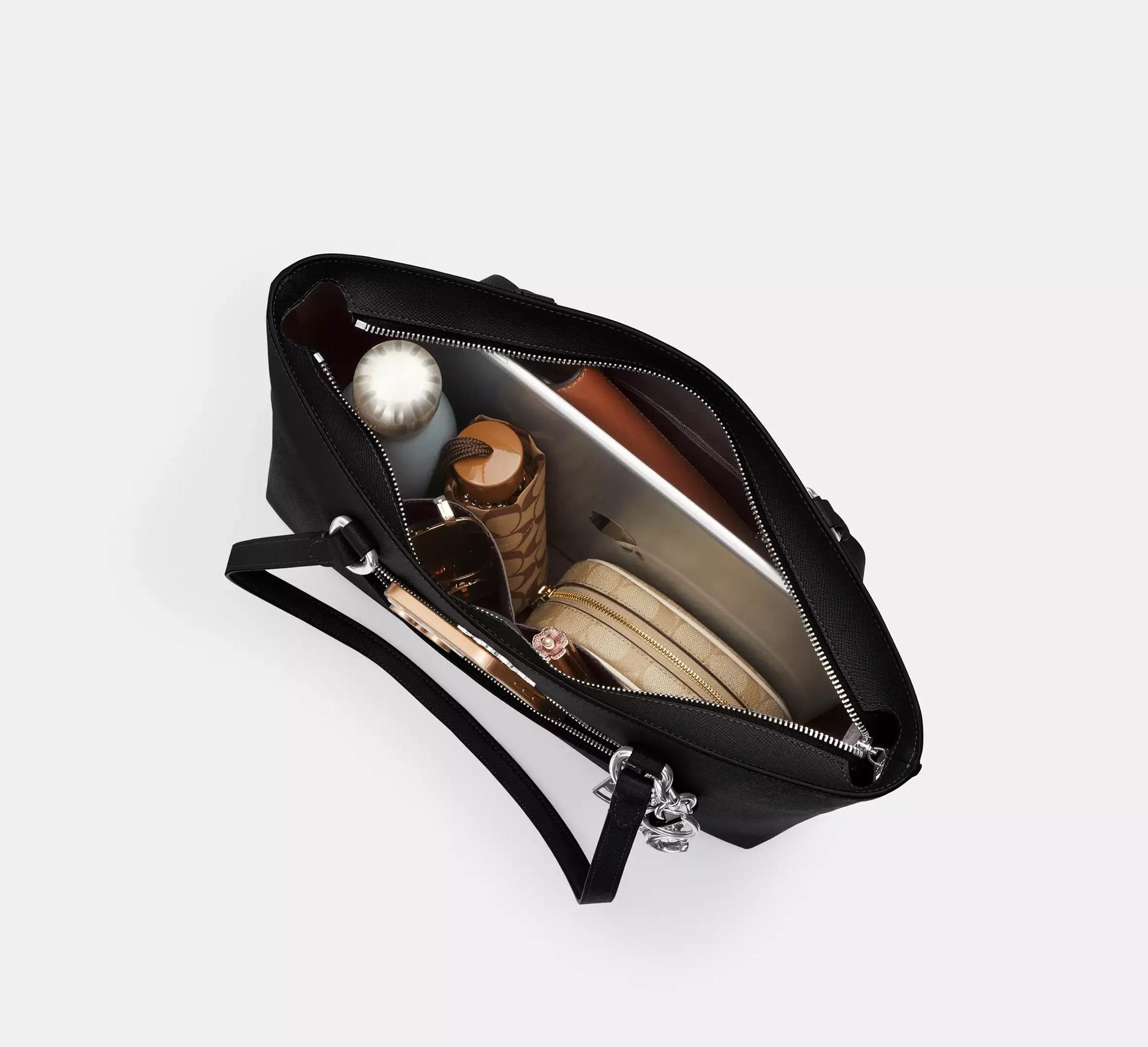 Coach Station Tote Bag – Silver/Black - Sneaker Türkiye