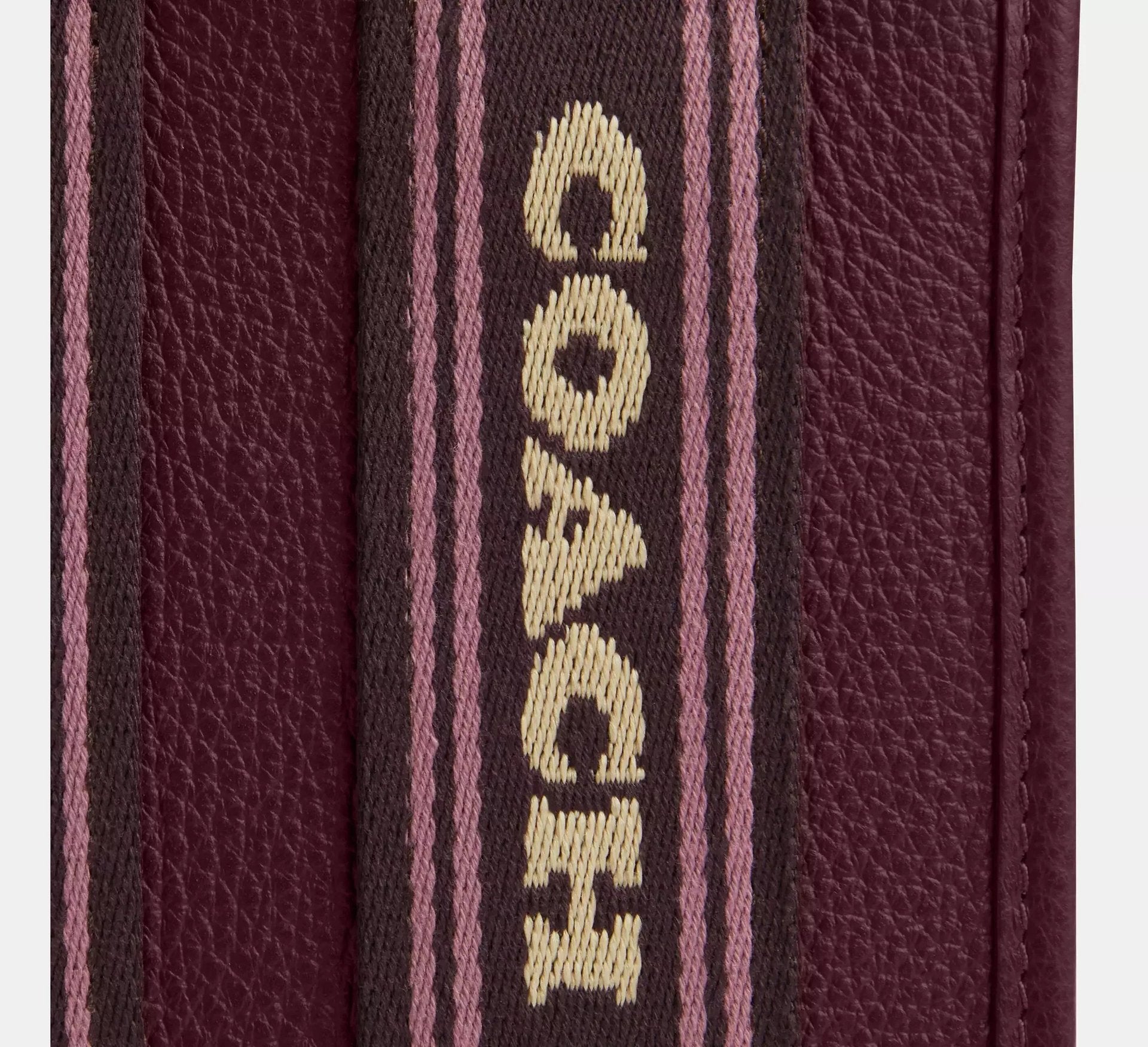Coach Smith Mini Tote Bag – Gold/Dark Wine - Sneaker Türkiye