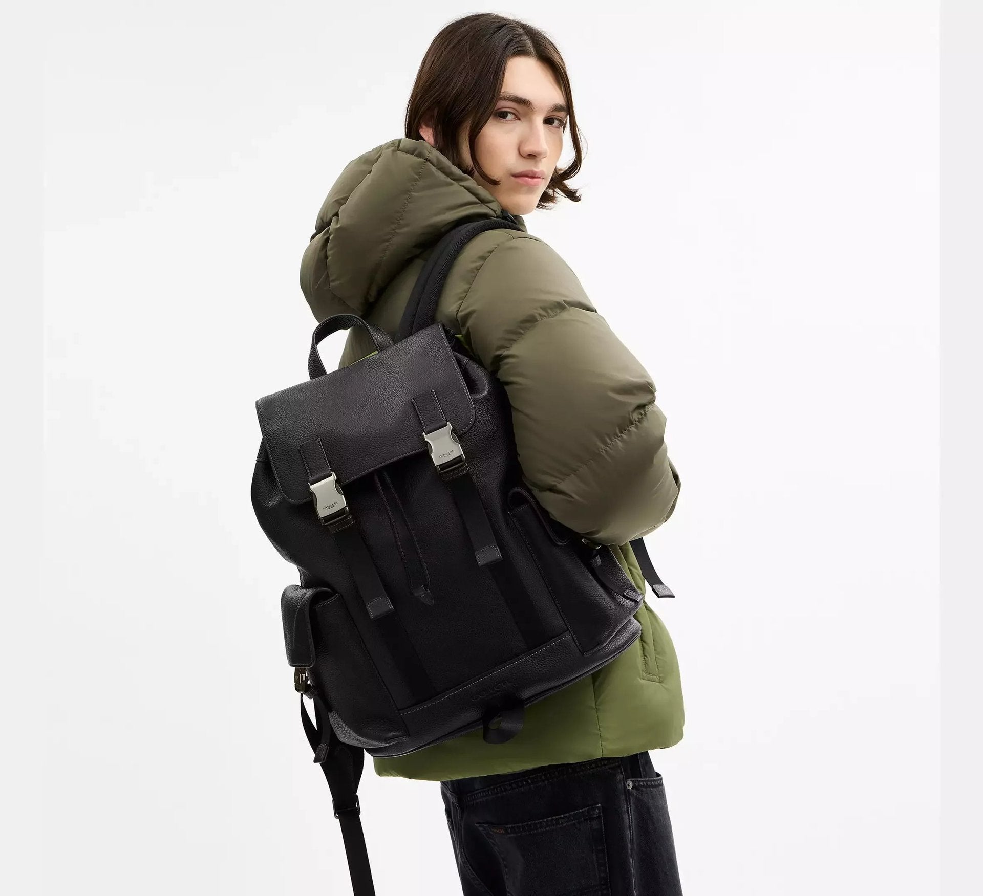 Coach Clark Backpack – Gunmetal/Black - Sneaker Türkiye