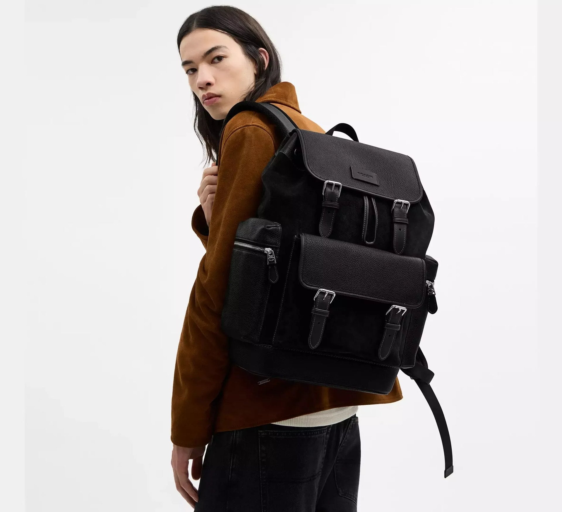 Coach Sprint Backpack Silver/Black - Sneaker Türkiye