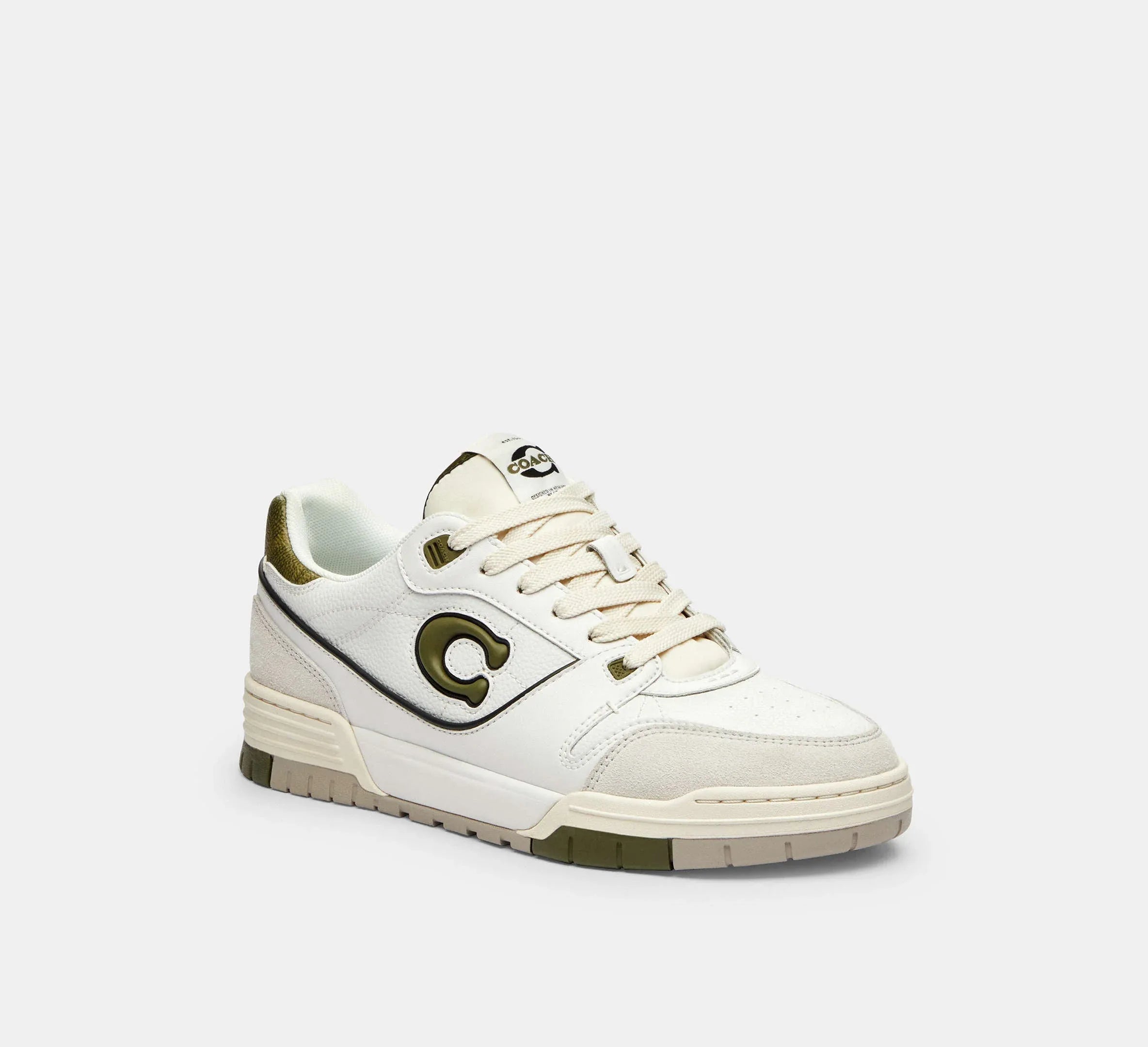 Coach Women’s Soho Sneaker – Olive/Optic White - Sneaker Türkiye