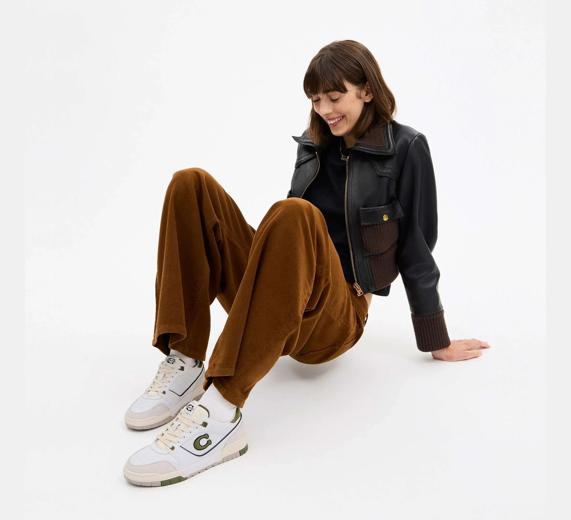 Coach Women’s Soho Sneaker – Olive/Optic White - Sneaker Türkiye