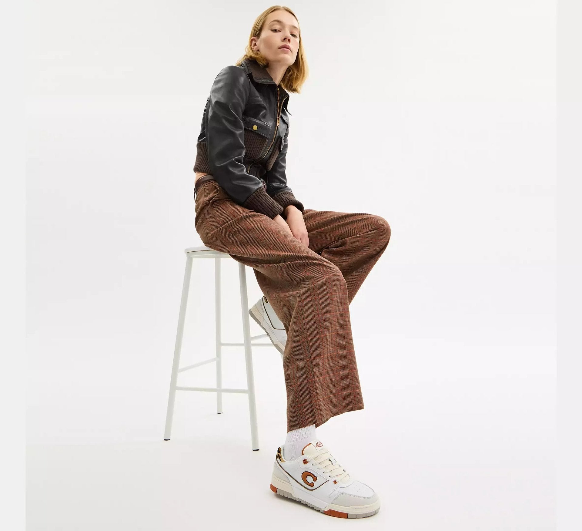 Coach Women’s Soho Sneaker – Toffee/Leopard - Sneaker Türkiye