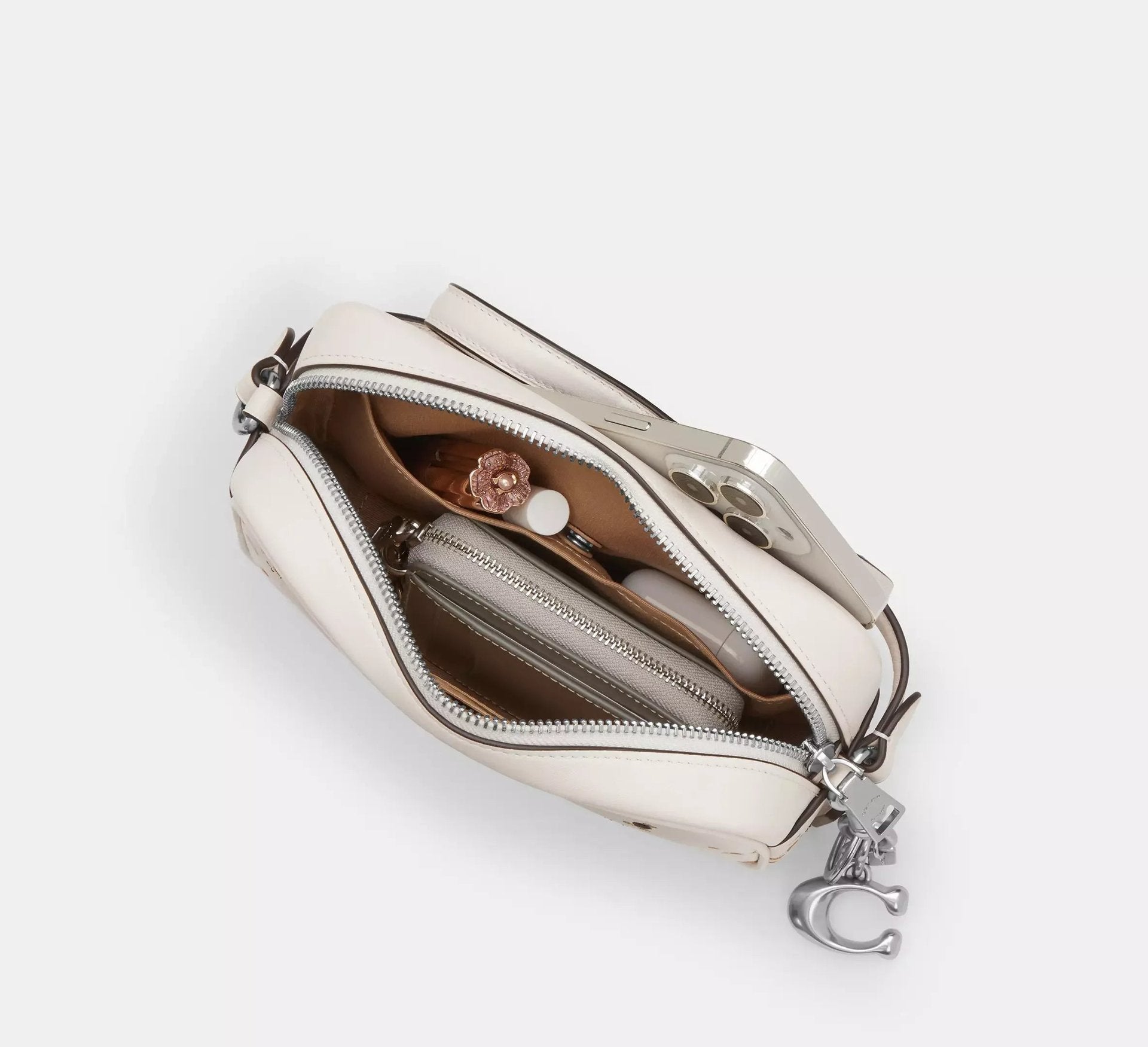 Coach Mini Jamie Camera Bag With Star Print – Silver - Sneaker Türkiye