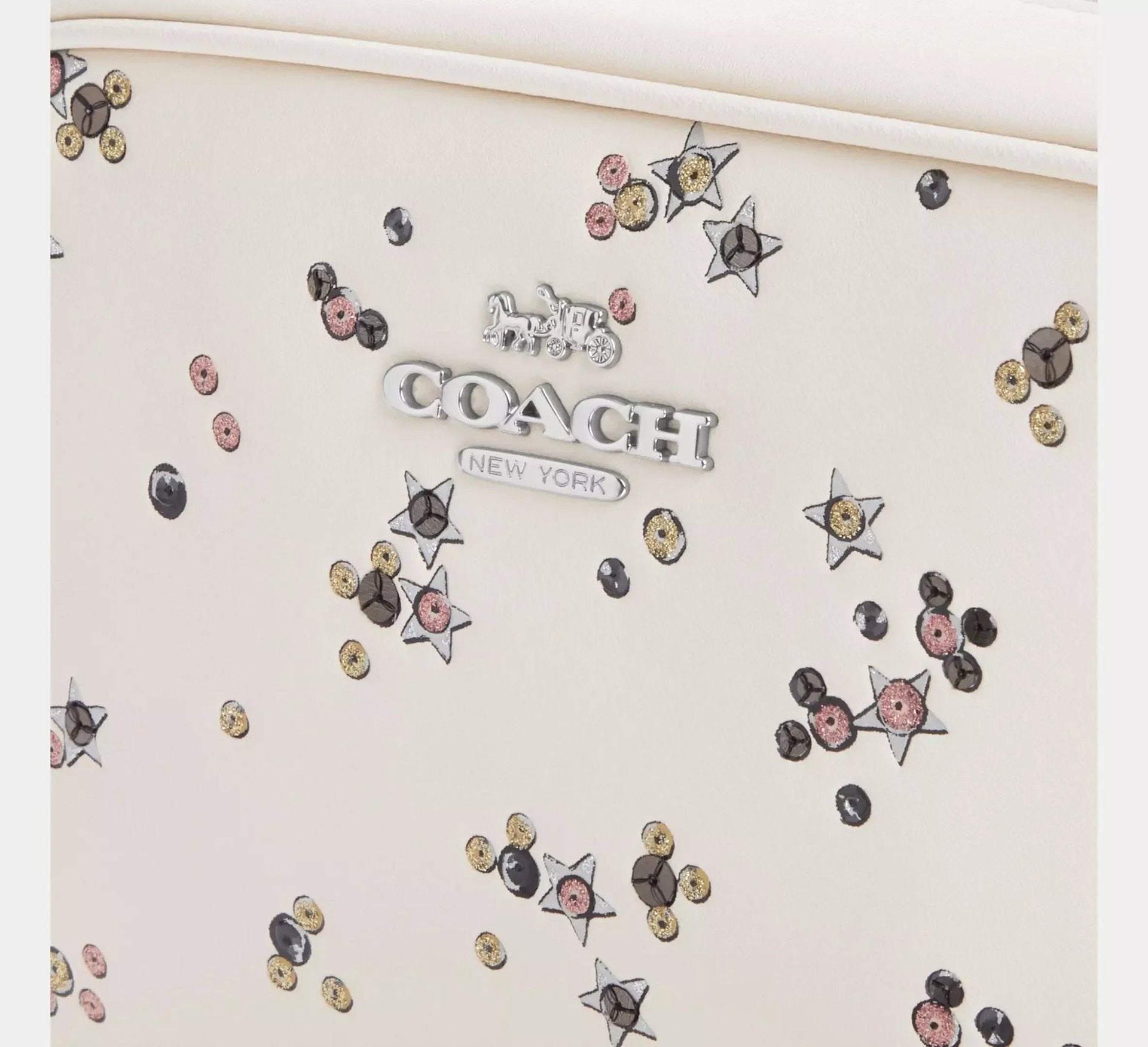 Coach Mini Jamie Camera Bag With Star Print – Silver - Sneaker Türkiye