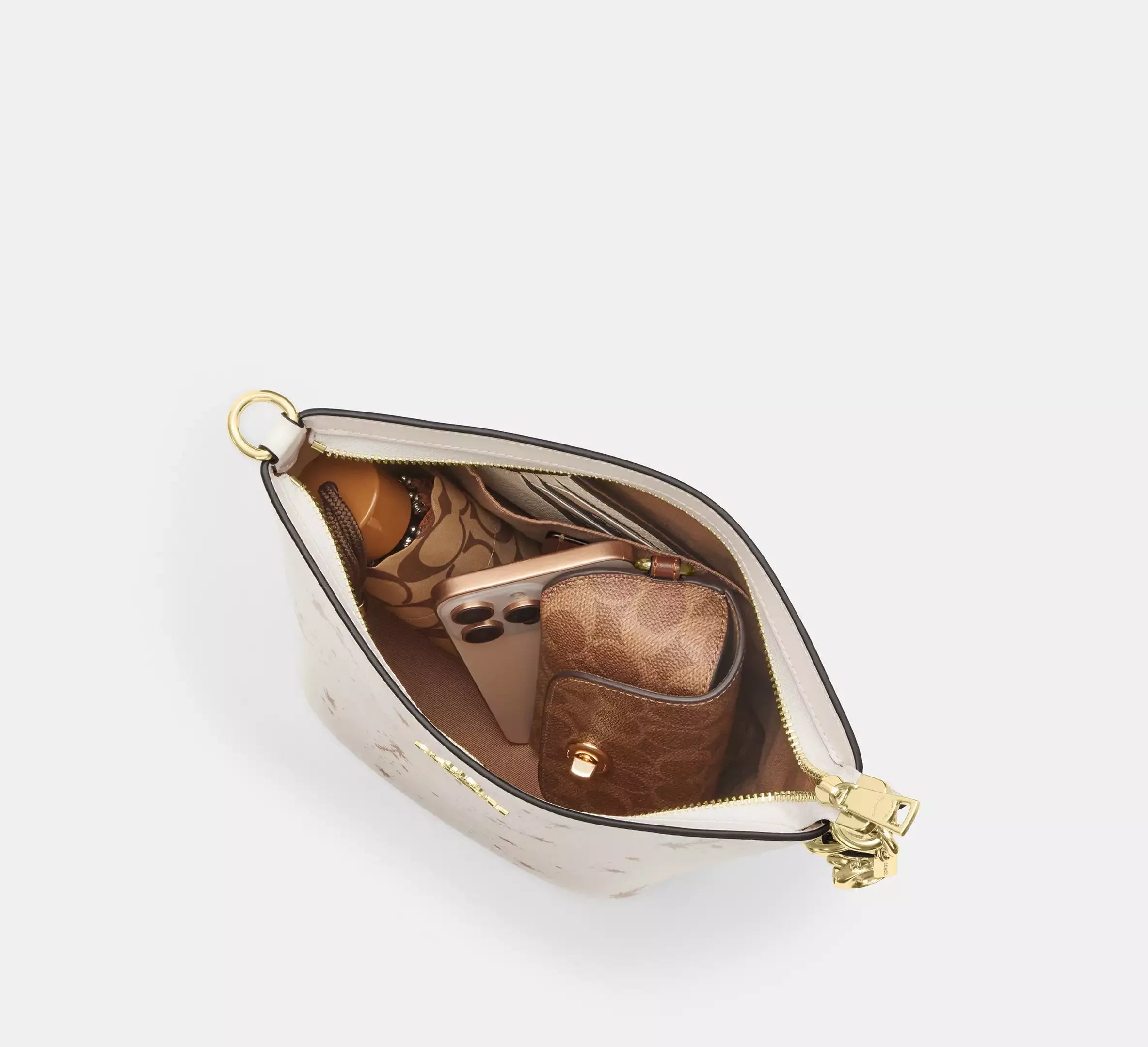 Coach Logan Duffle Bag With Star Print – Gold/Chalk Multi - Sneaker Türkiye