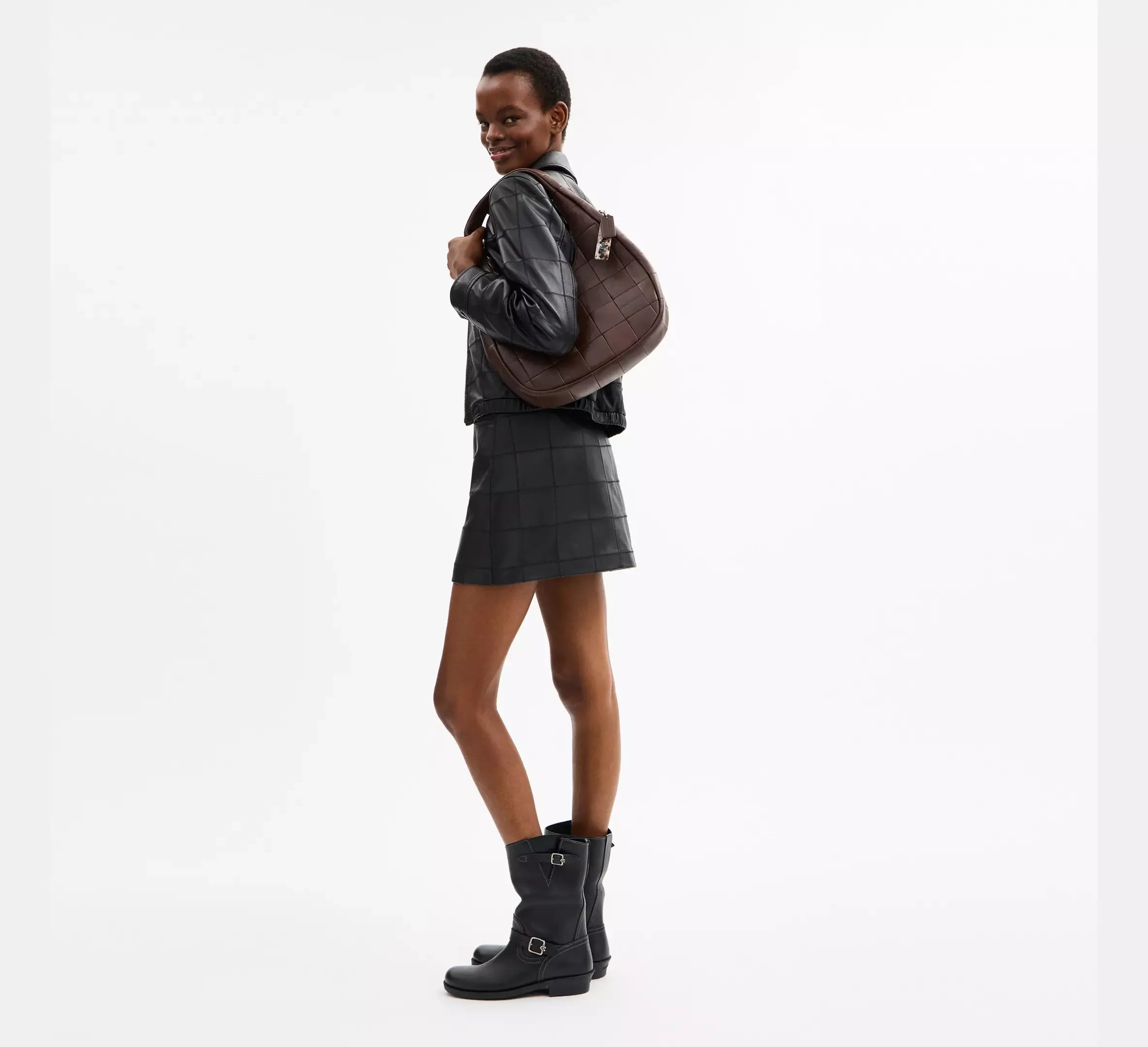Coach Alter/Ego Crescent Shoulder Bag In Upcrafted Leather – Leather/Maple - Sneaker Türkiye