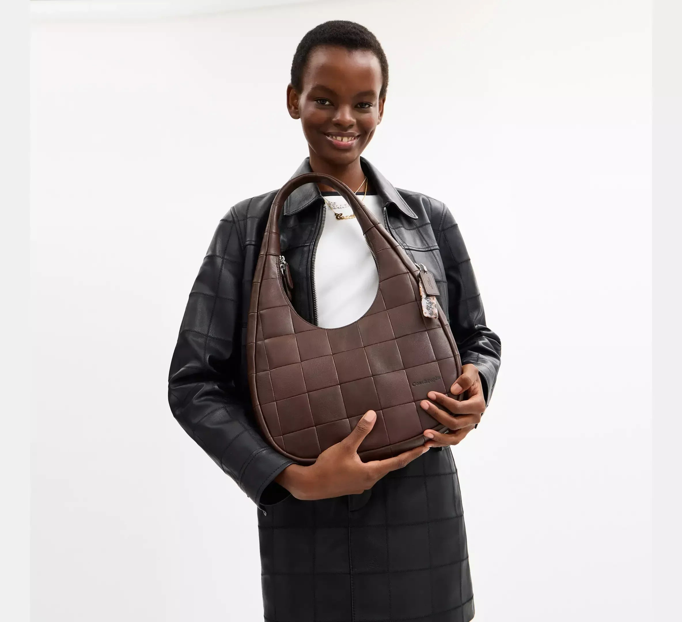 Coach Alter/Ego Crescent Shoulder Bag In Upcrafted Leather – Leather/Maple - Sneaker Türkiye