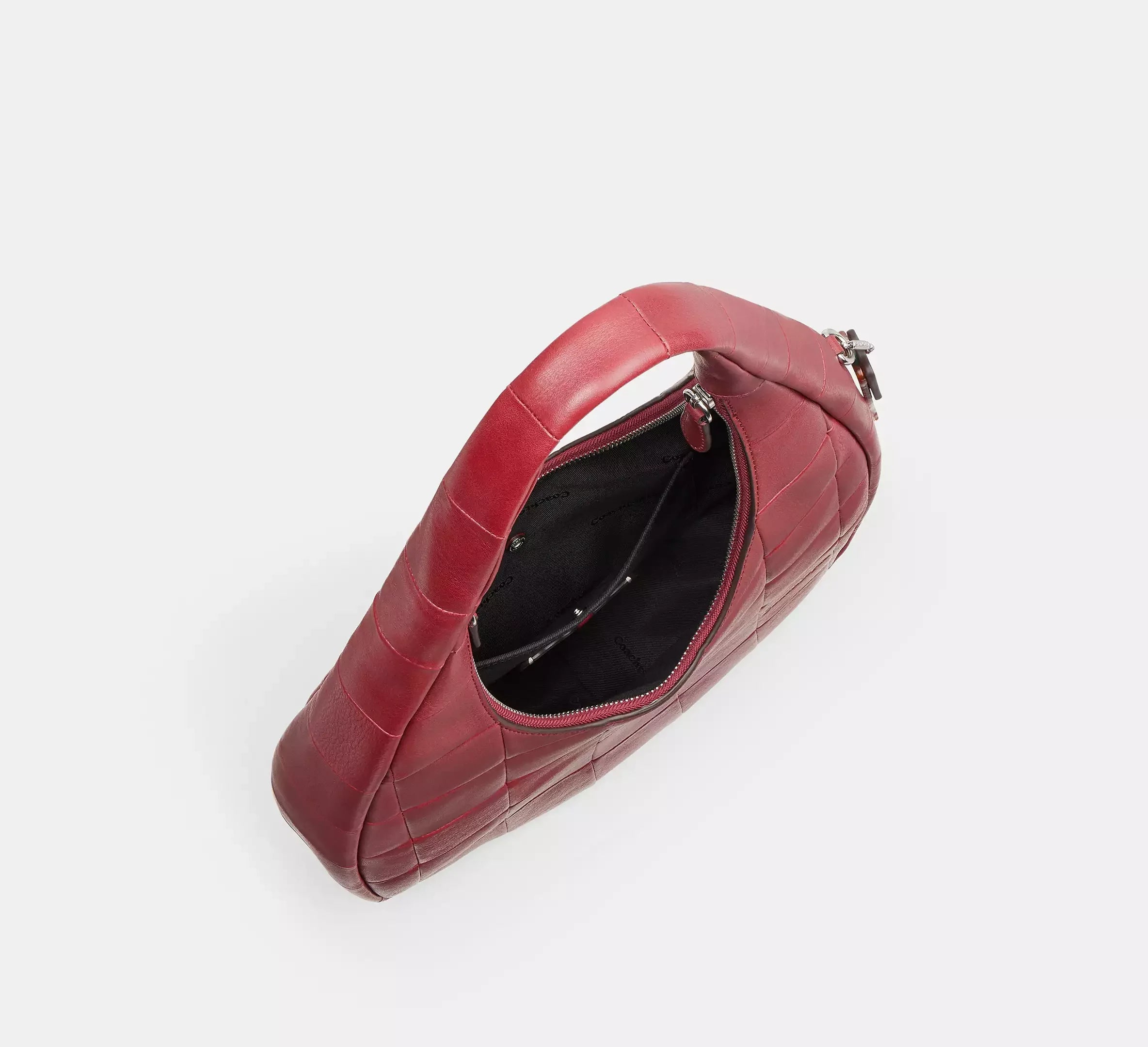 Coach Alter/Ego Crescent Shoulder Bag In Upcrafted Leather – Dark Ruby - Sneaker Türkiye