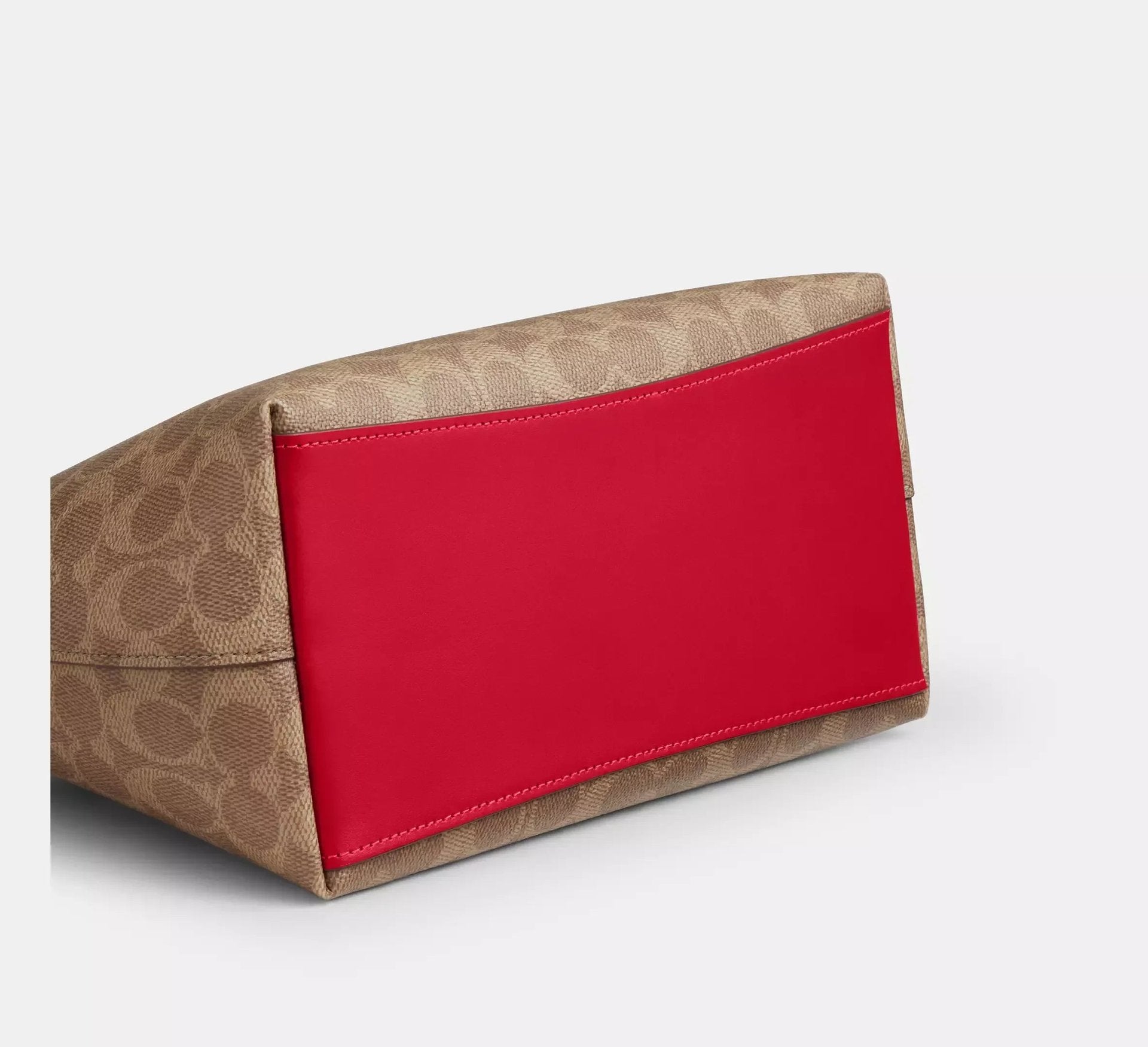 Coach Sadie Satchel Bag In Signature – Im/Tan/Carnation - Sneaker Türkiye