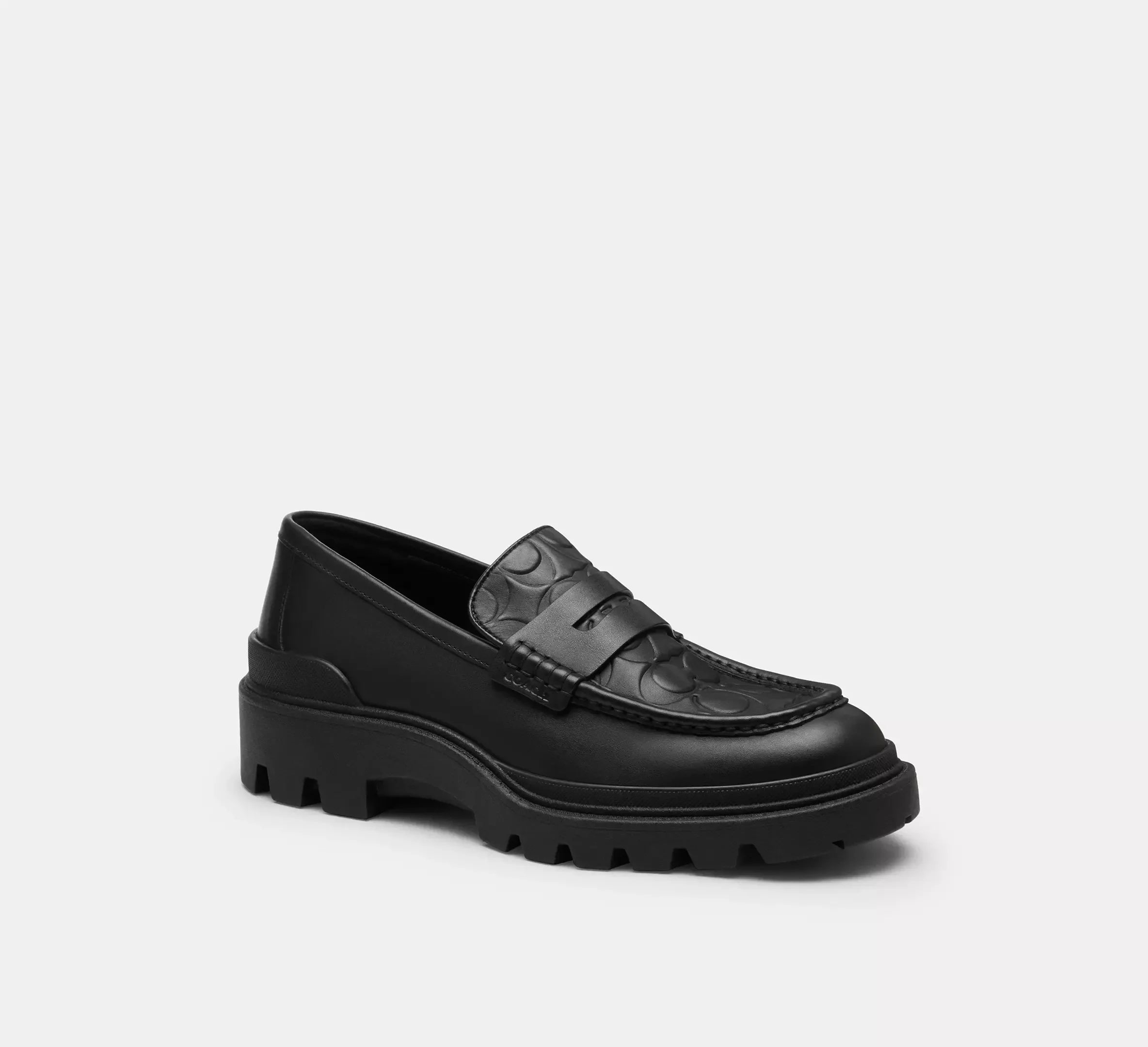 Coach Men’s Loafer In Signature Leather – Black - Sneaker Türkiye