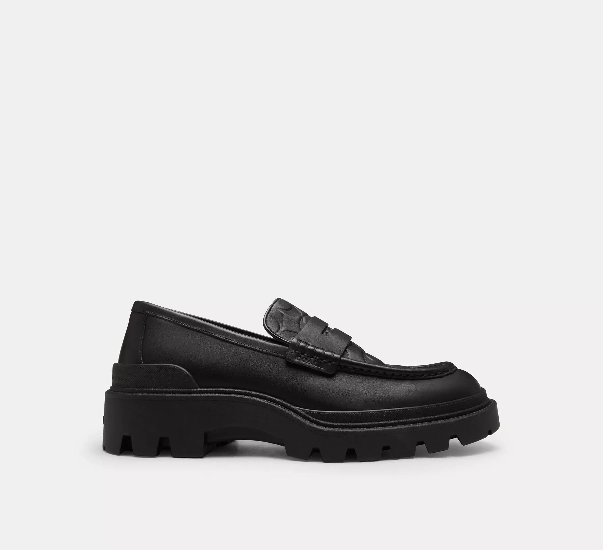 Coach Men’s Loafer In Signature Leather – Black - Sneaker Türkiye