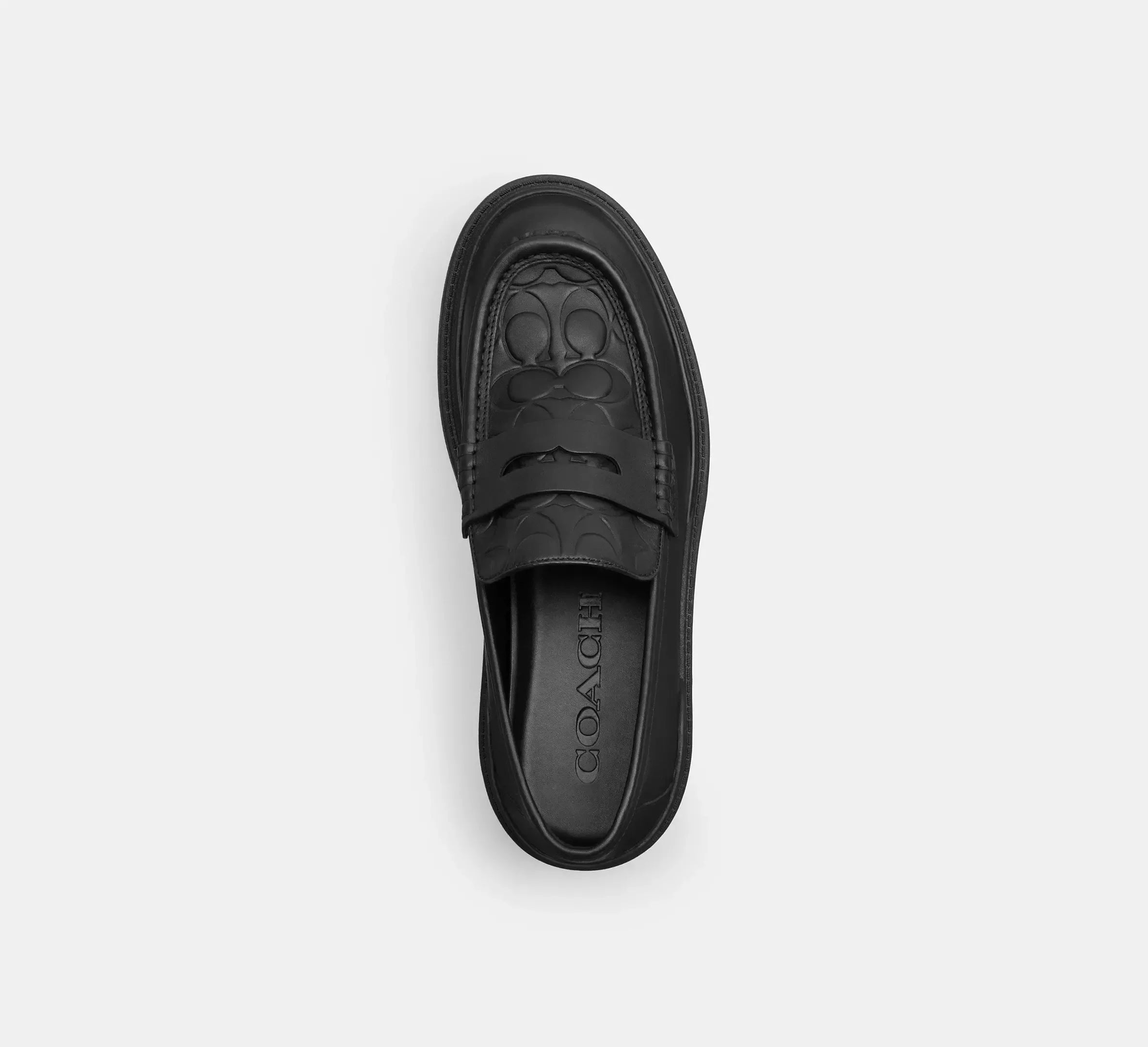 Coach Men’s Loafer In Signature Leather – Black - Sneaker Türkiye