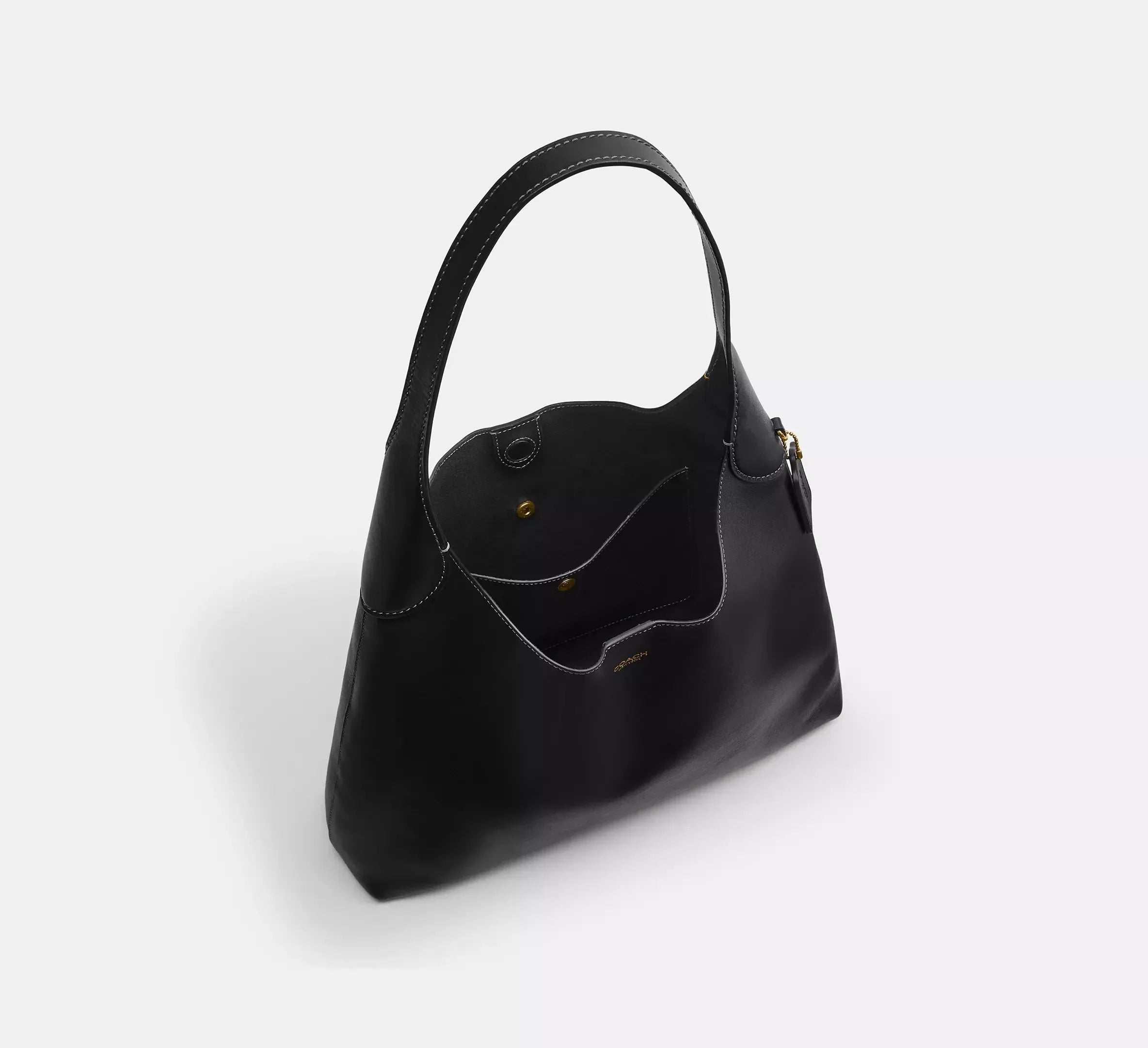 Coach Brooklyn Shoulder Bag 34 – Brass/Black - Sneaker Türkiye