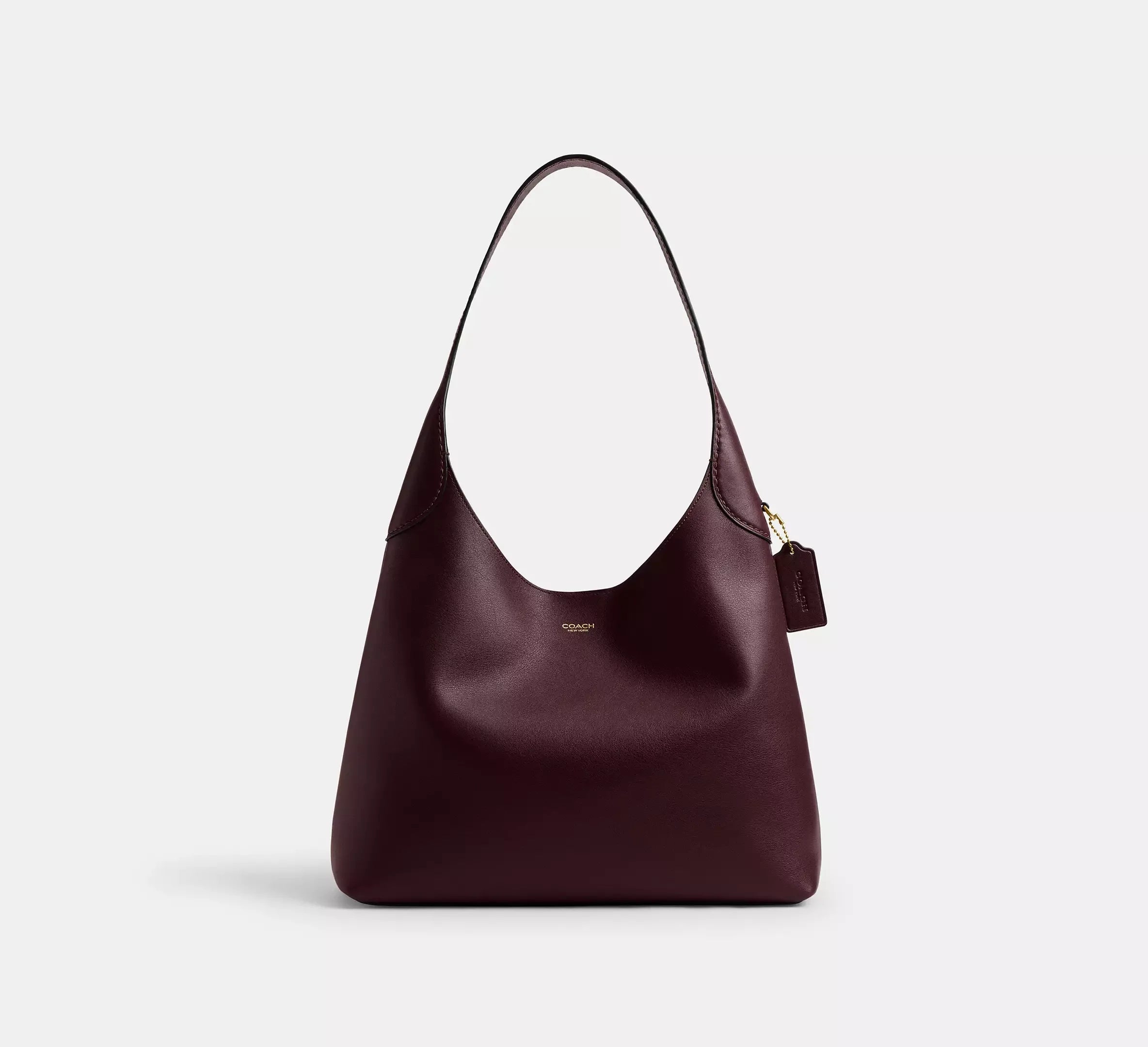 Coach Brooklyn Shoulder Bag 34 – Brass/Merlot - Sneaker Türkiye