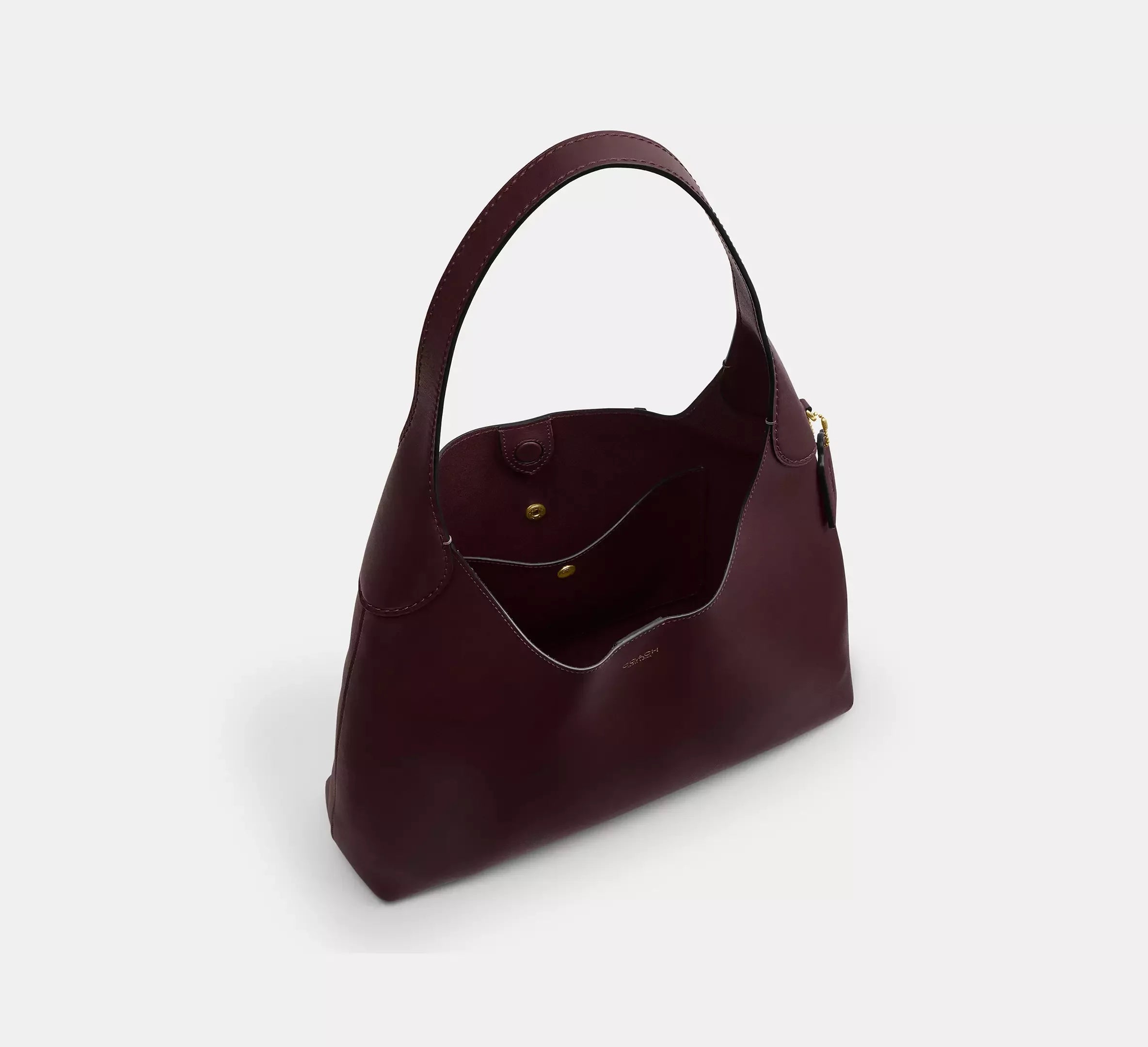 Coach Brooklyn Shoulder Bag 34 – Brass/Merlot - Sneaker Türkiye