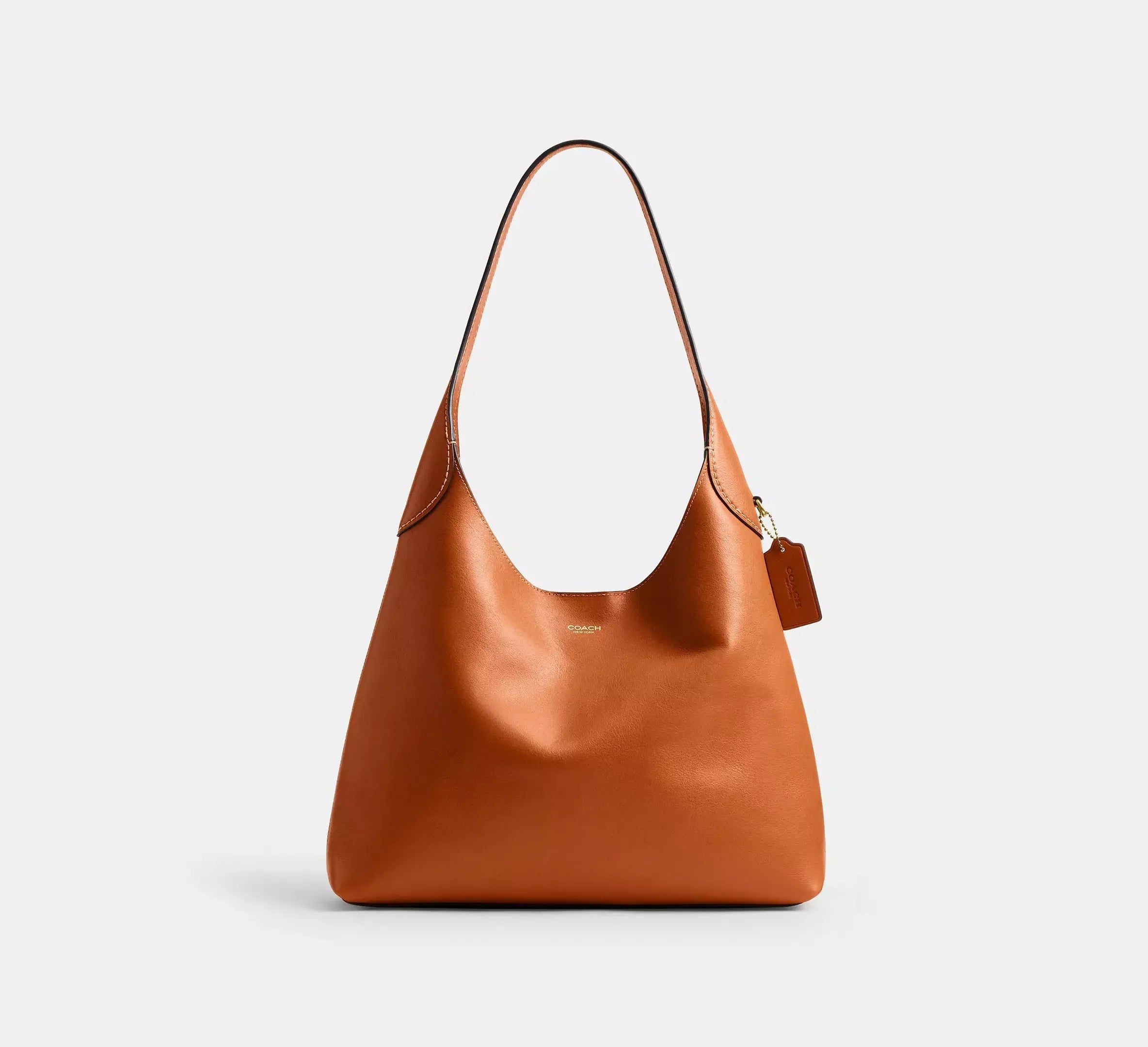 Coach Brooklyn Shoulder Bag 34 – Brass/Toffee - Sneaker Türkiye