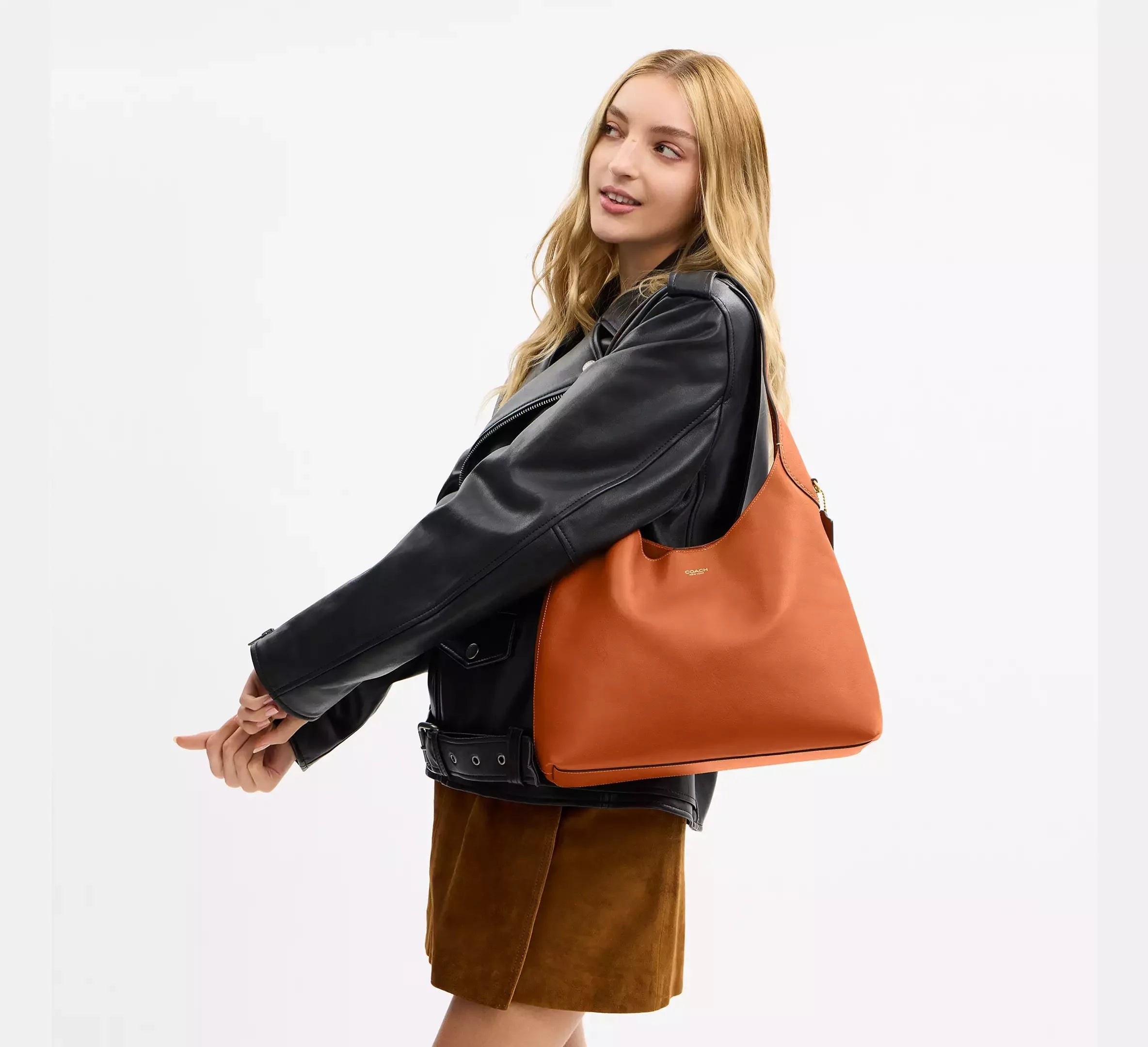 Coach Brooklyn Shoulder Bag 34 – Brass/Toffee - Sneaker Türkiye