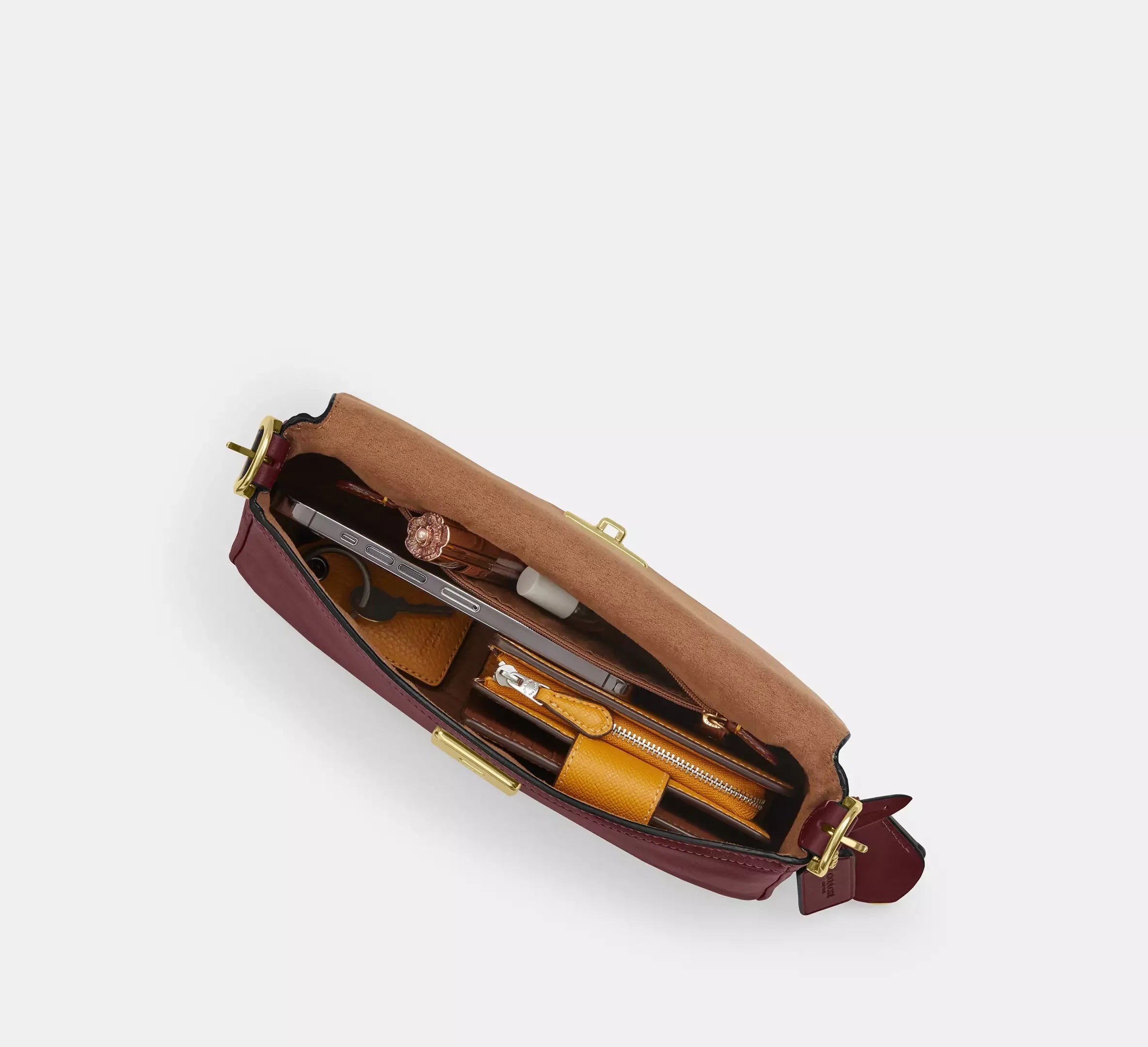 Coach Etta Small Flap Shoulder Bag – Gold - Sneaker Türkiye