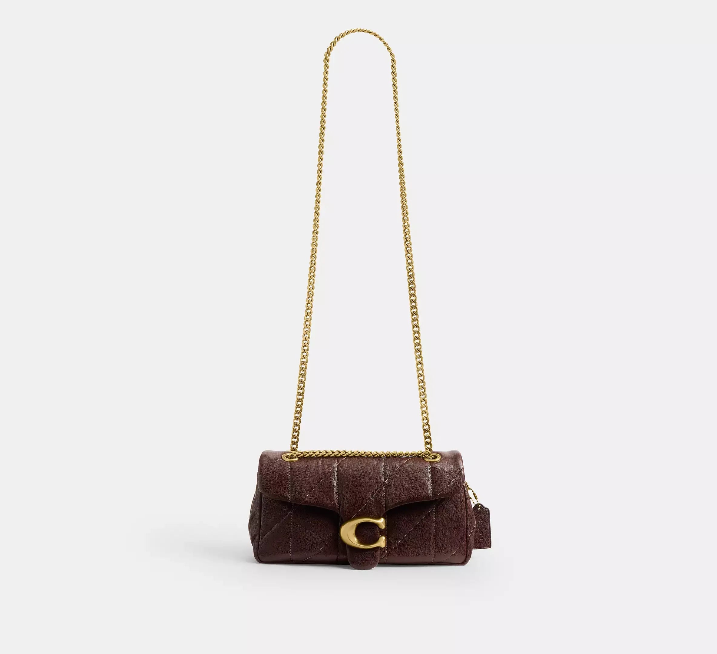 Coach Tabby Shoulder Bag 26 With Quilting – Brass/Maple - Sneaker Türkiye