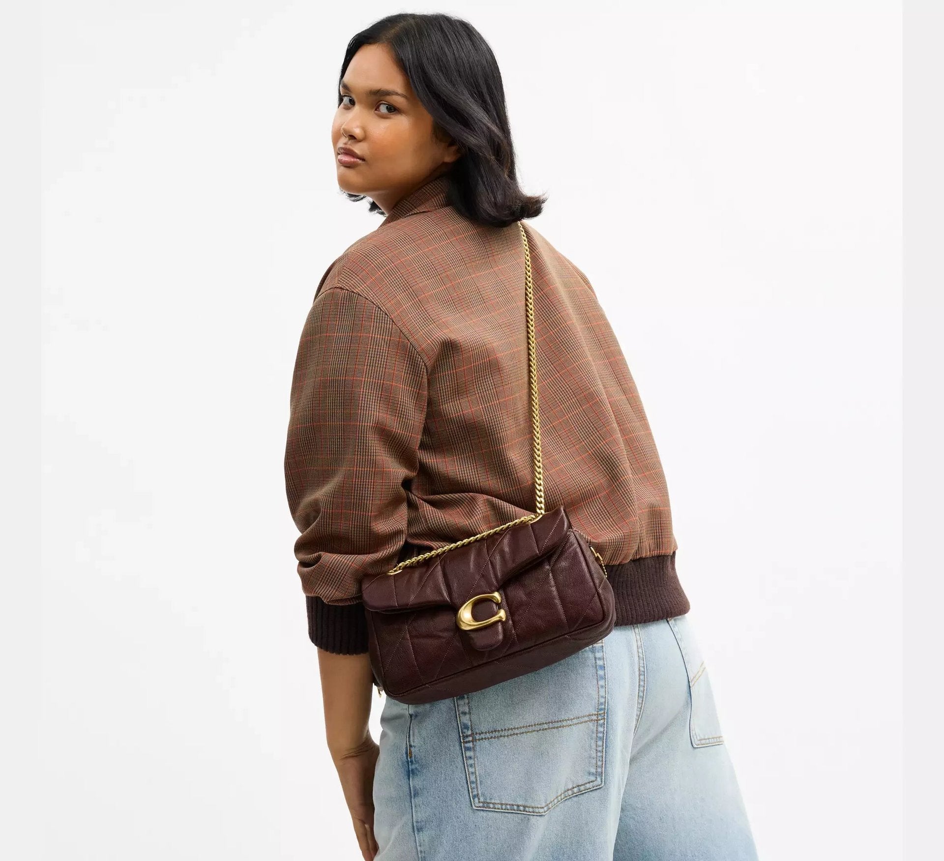 Coach Tabby Shoulder Bag 26 With Quilting – Brass/Maple - Sneaker Türkiye