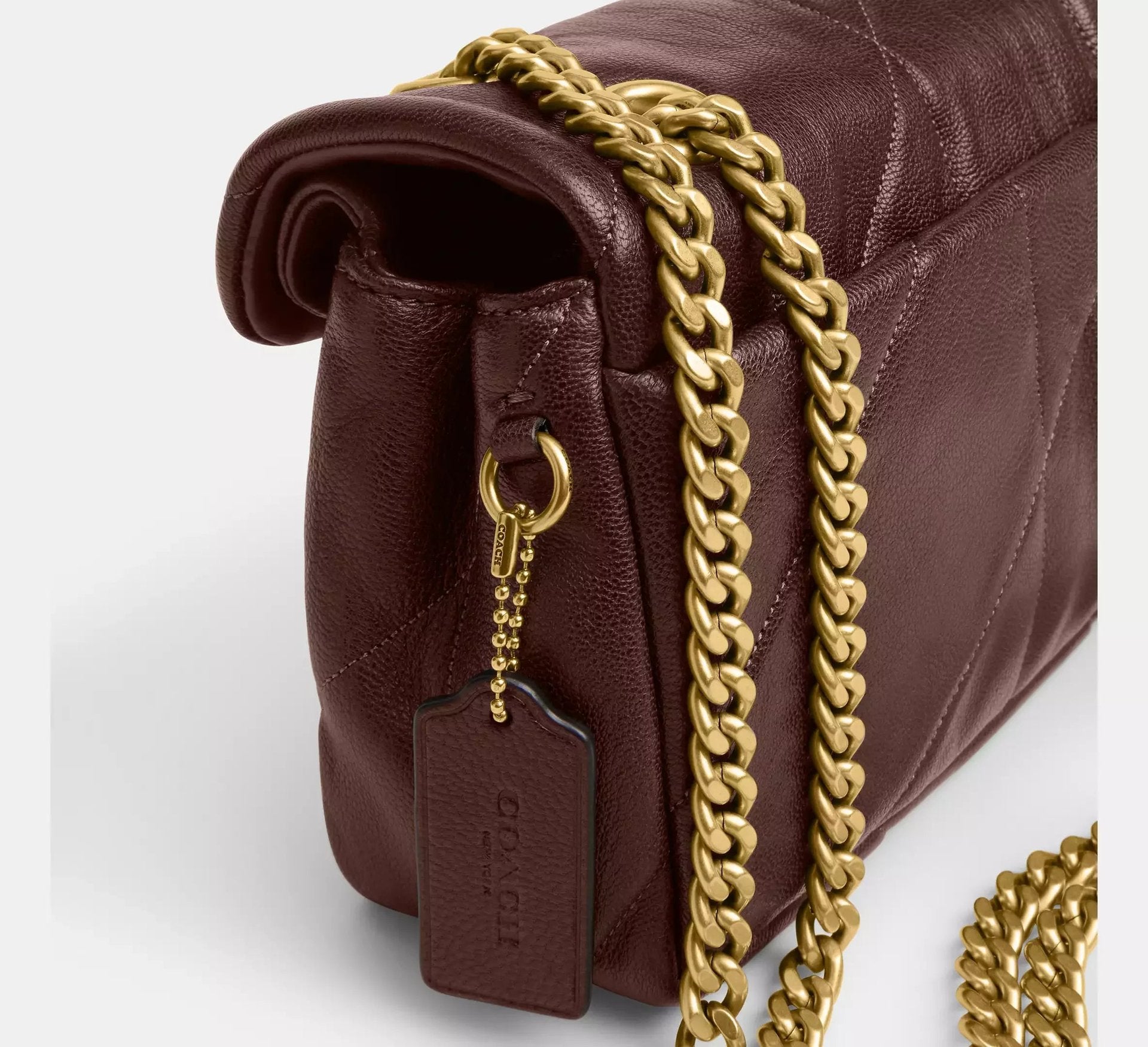 Coach Tabby Shoulder Bag 26 With Quilting – Brass/Maple - Sneaker Türkiye