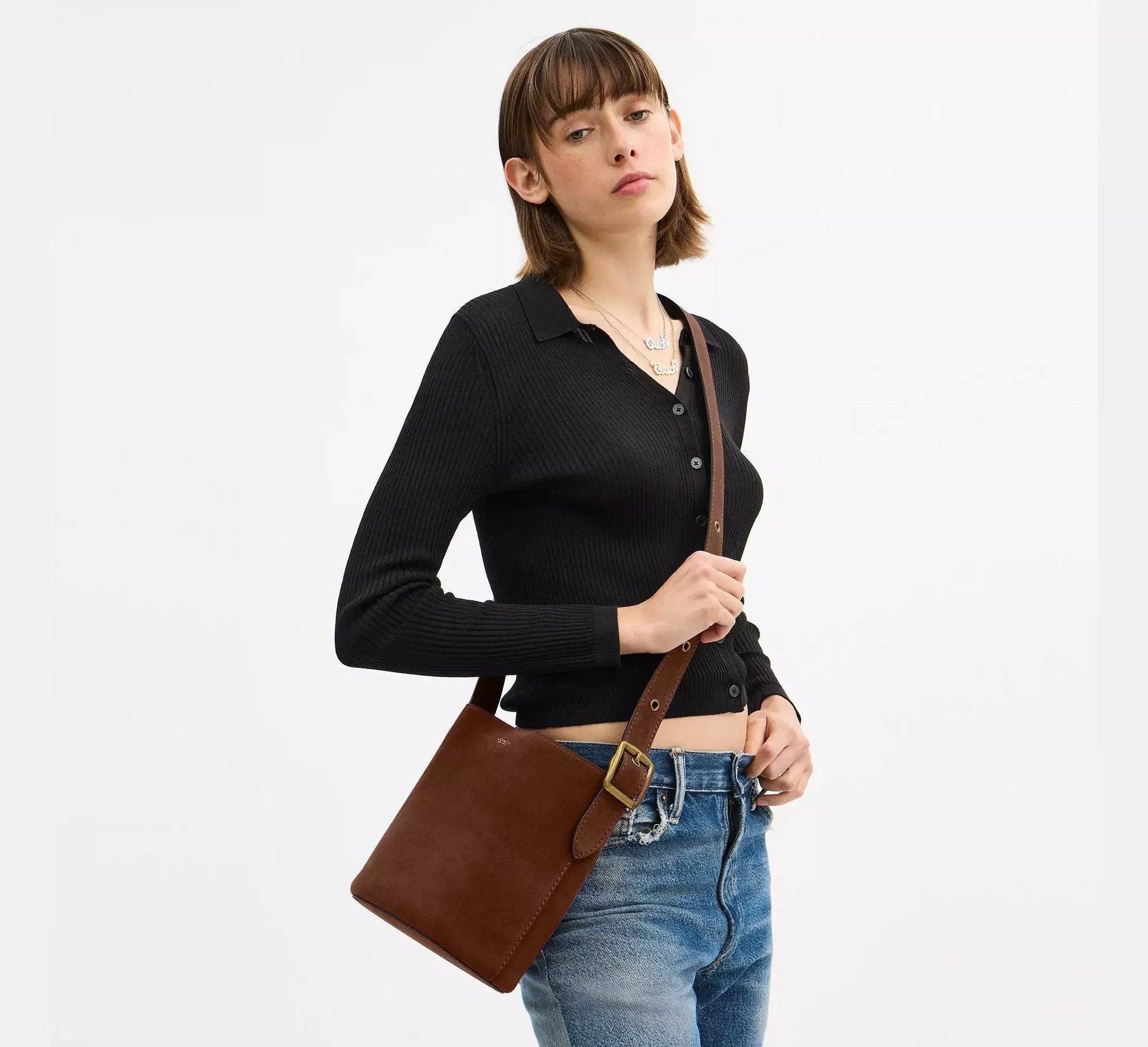 Coach Bleecker Bucket Bag 21 – Brass/Warm Brown - Sneaker Türkiye