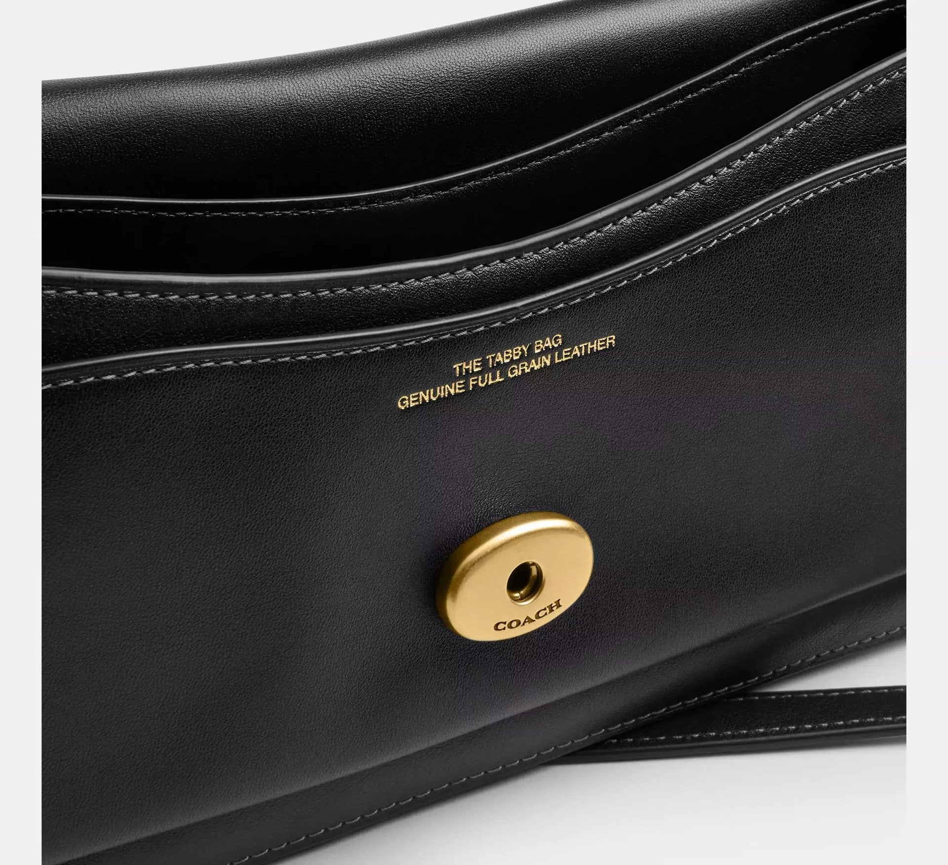 Coach Tabby Shoulder Bag 26 – Brass/Black - Sneaker Türkiye