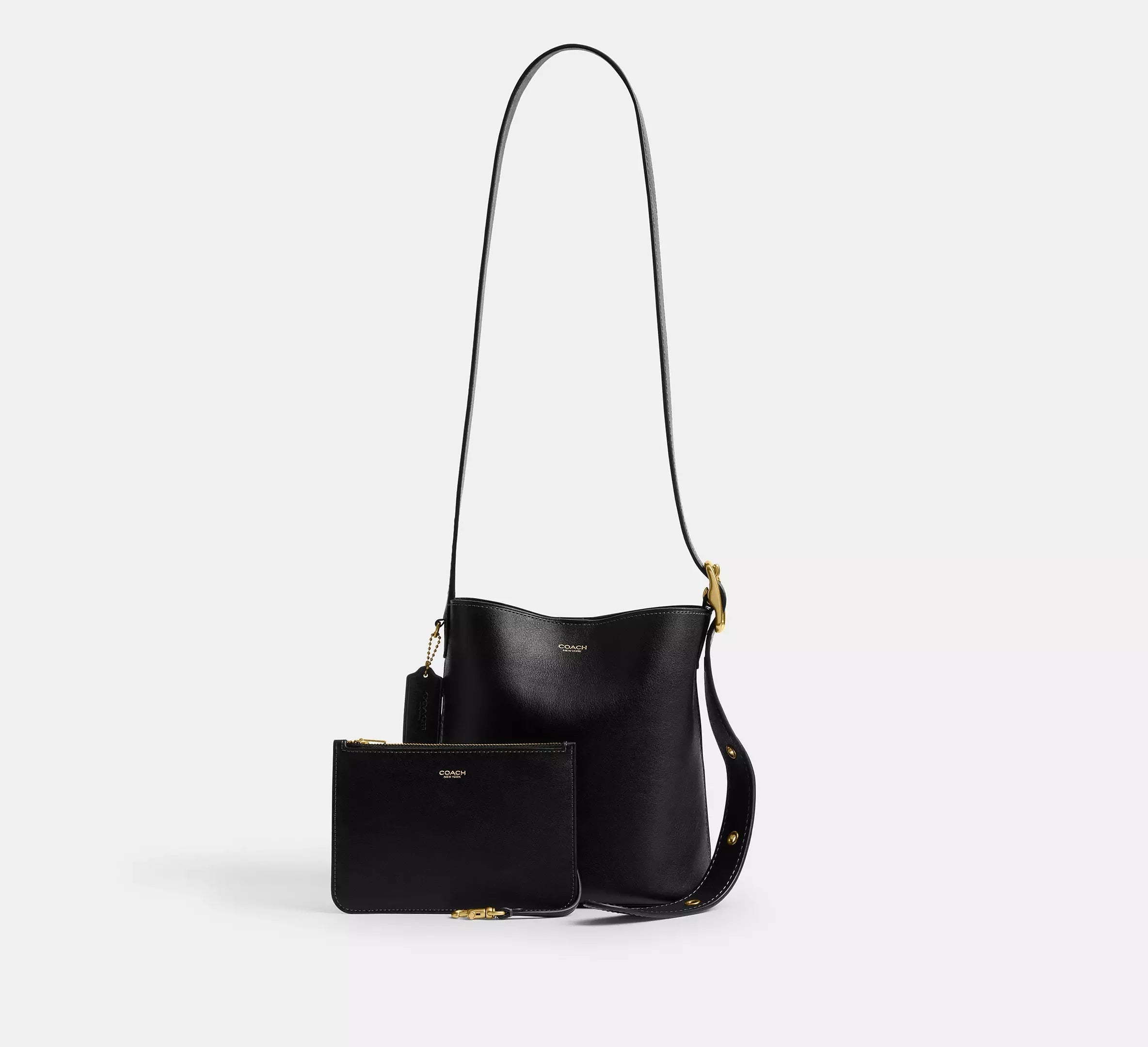 Coach Bleecker Bucket Bag 21 – Brass/Black - Sneaker Türkiye