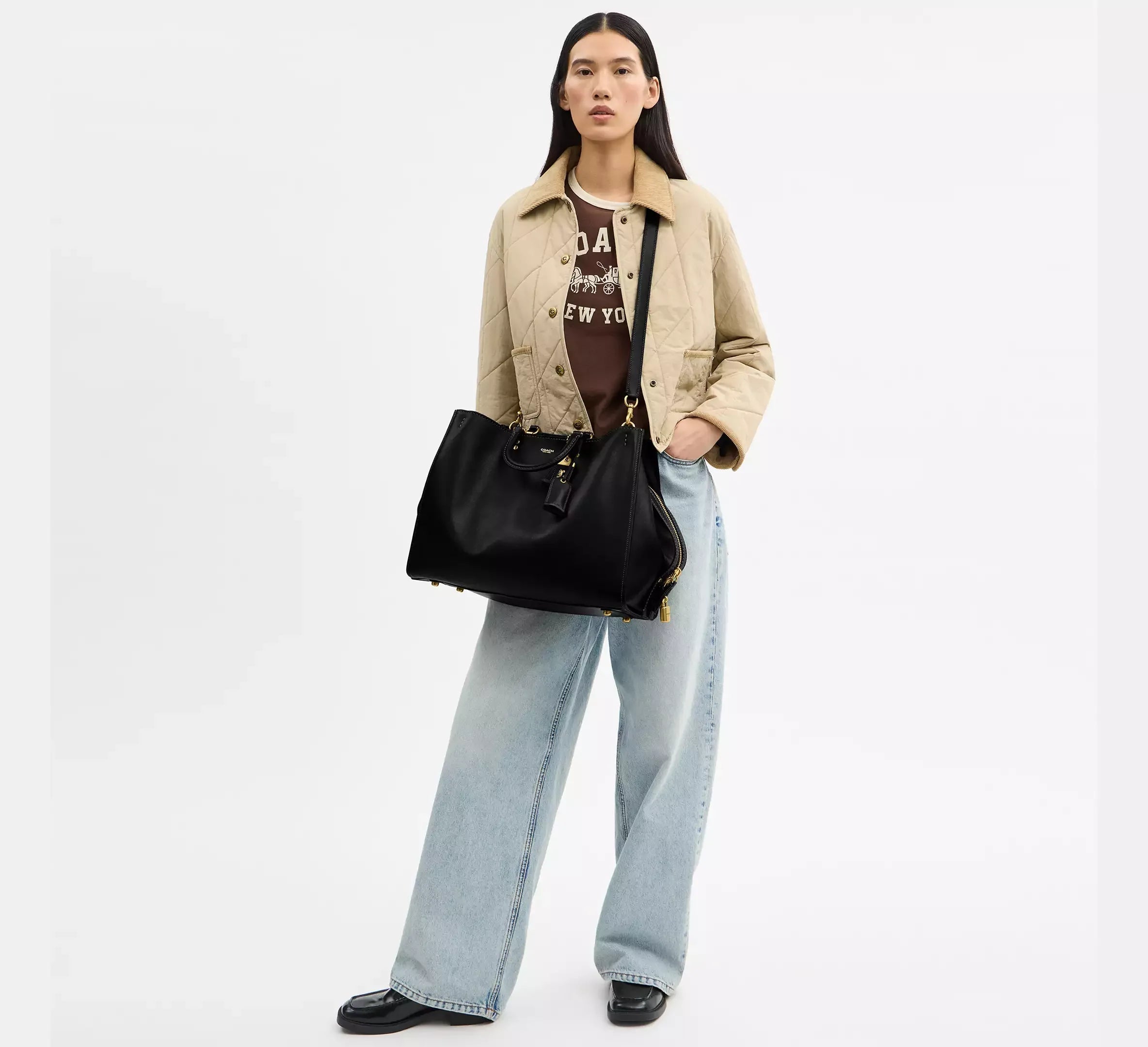 Coach Rogue Bag 40 SEZON – Brass/Black - Sneaker Türkiye