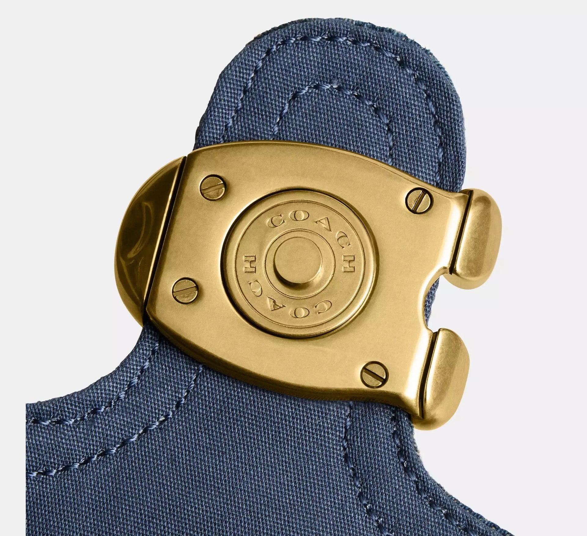 Coach Tabby Shoulder Bag 20 In Regenerative Cotton Denim – Denim/Brass/Dark Indigo - Sneaker Türkiye