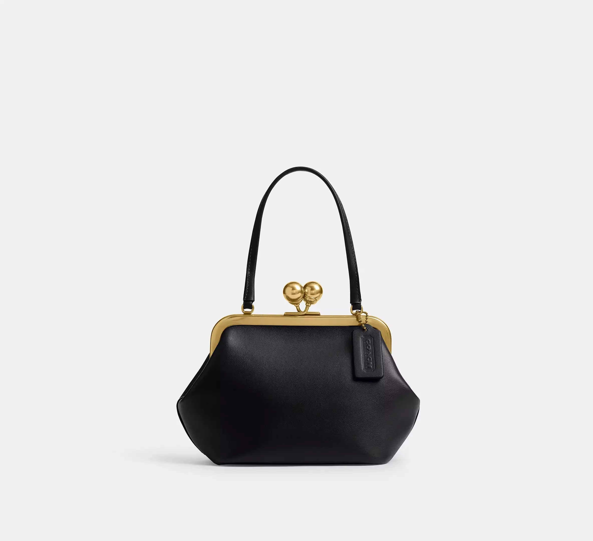 Coach Kisslock Frame Bag 16 SEZON – Brass/Black - Sneaker Türkiye