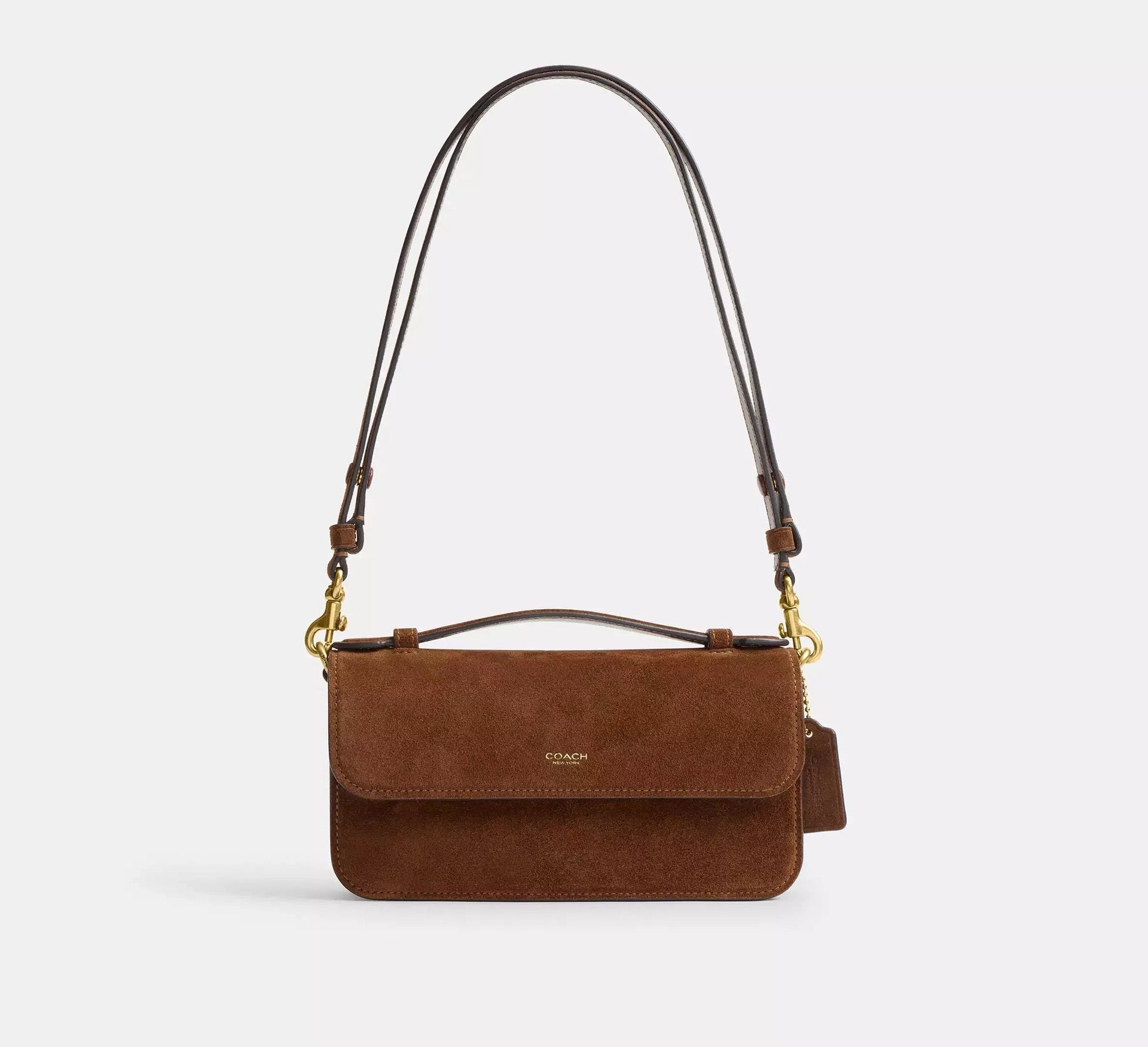 Coach Elora Top Handle Crossbody Bag SEZON – Brass/Warm Brown - Sneaker Türkiye