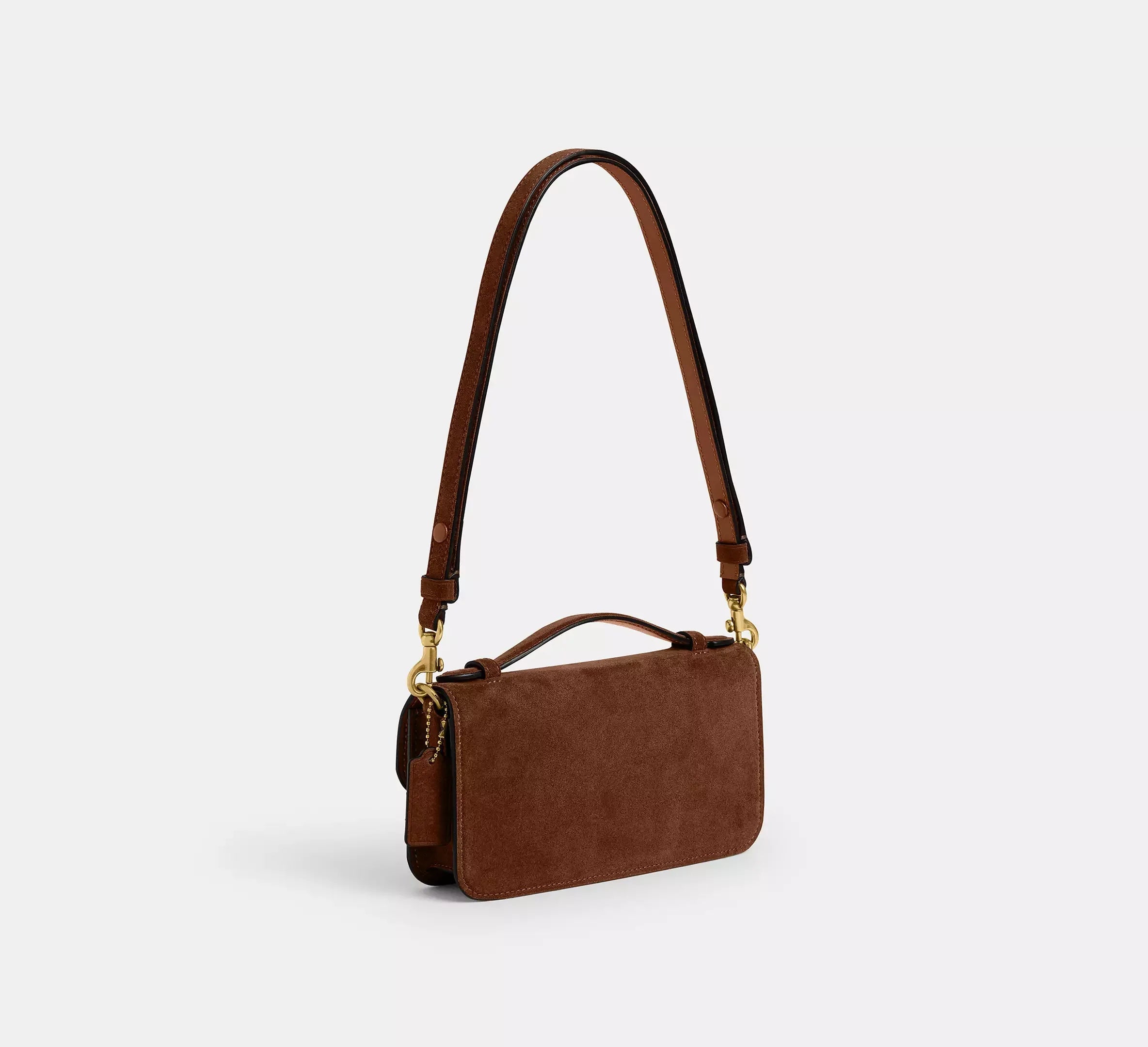 Coach Elora Top Handle Crossbody Bag SEZON – Brass/Warm Brown - Sneaker Türkiye