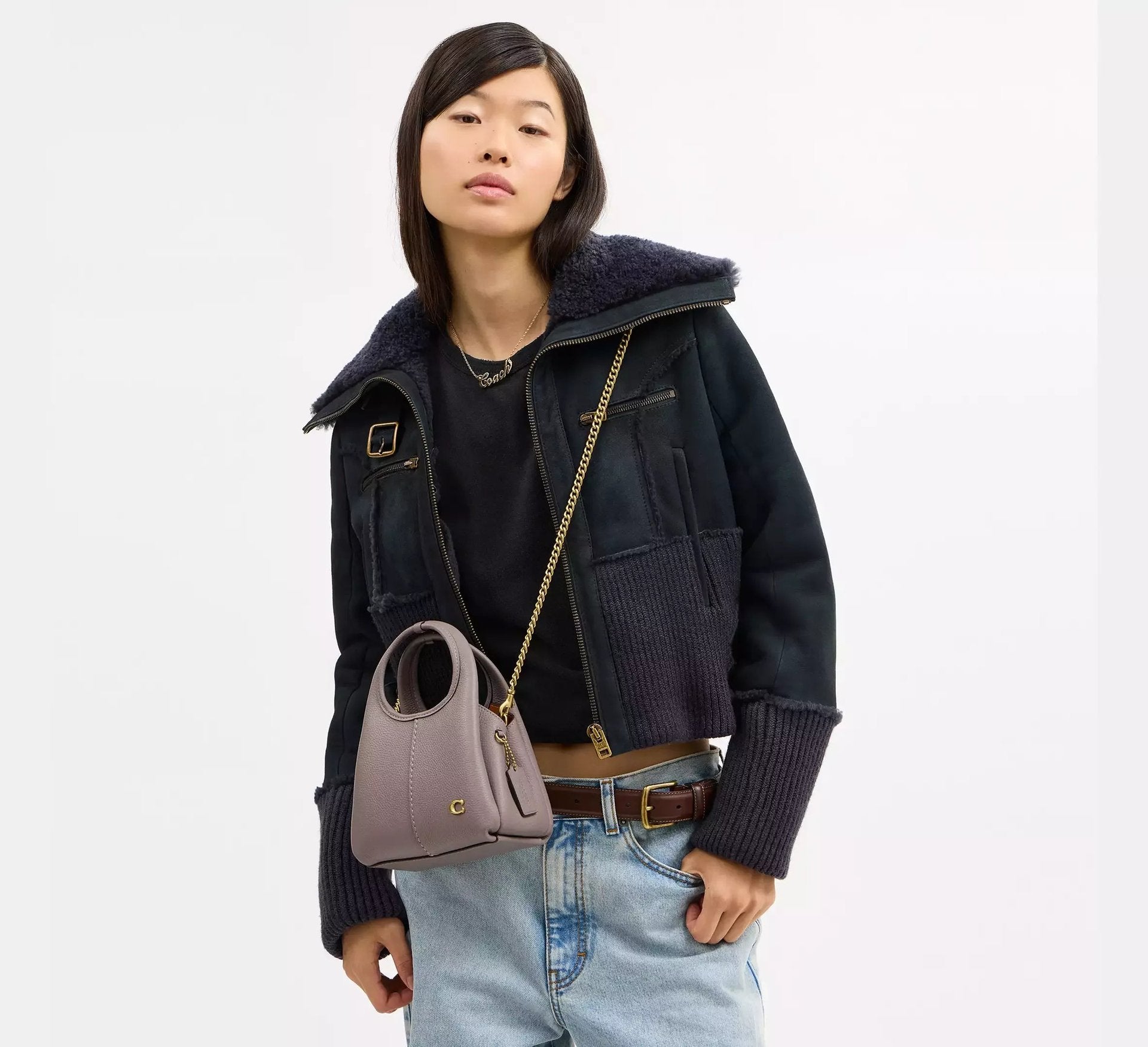 Coach Lana Shoulder Bag 19 SEZON – Brass/Ash - Sneaker Türkiye