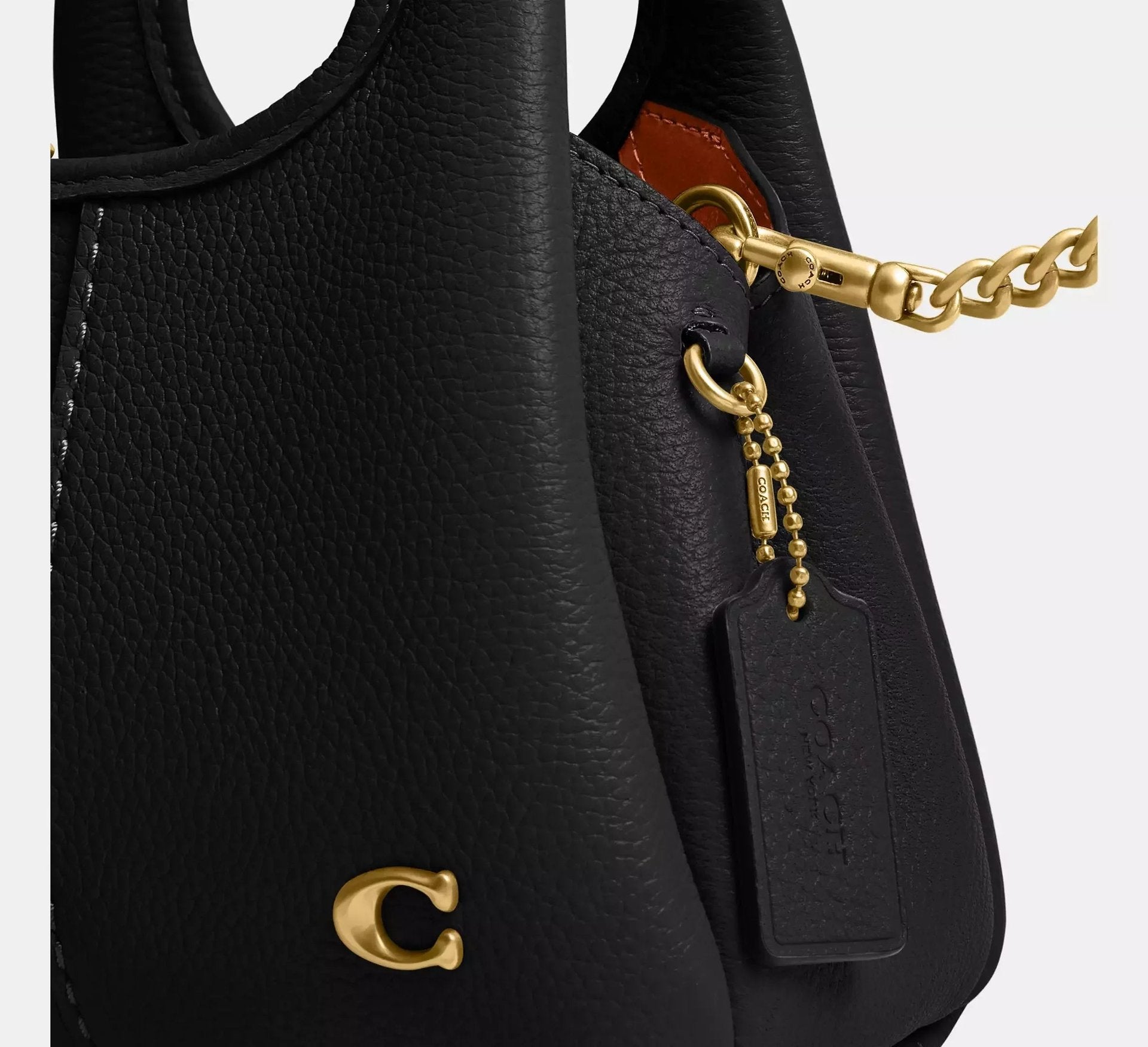 Coach Lana Shoulder Bag 19 SEZON – Brass/Black - Sneaker Türkiye