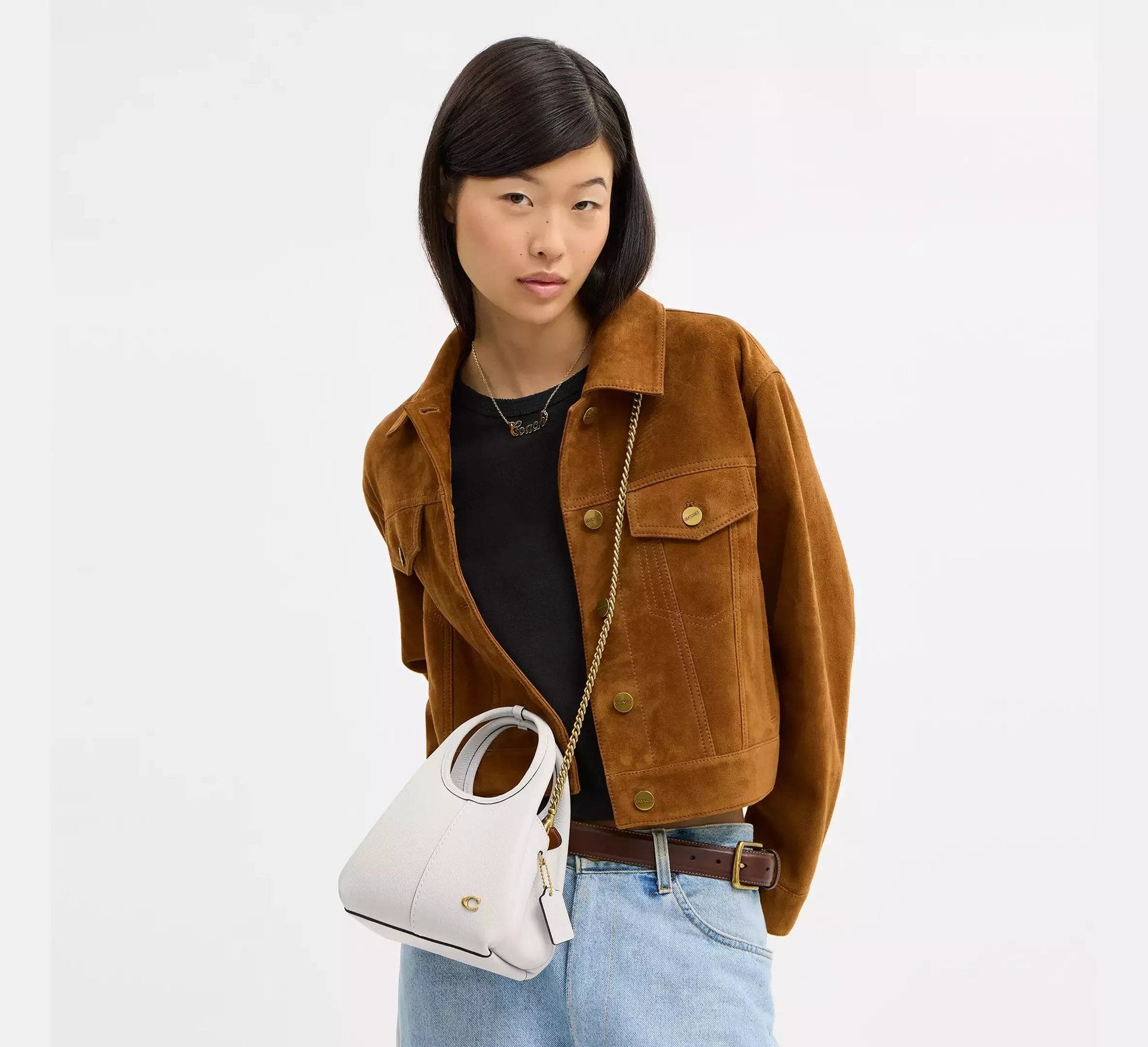 Coach Lana Shoulder Bag 19 SEZON – Brass/Chalk - Sneaker Türkiye