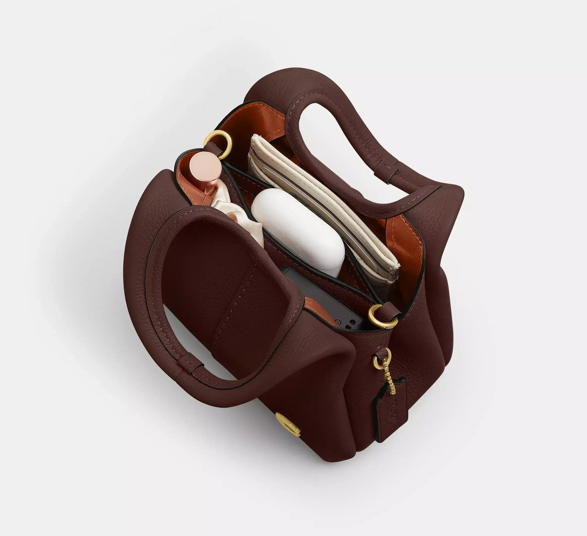 Coach Lana Shoulder Bag 19 SEZON – Brass/Maple - Sneaker Türkiye