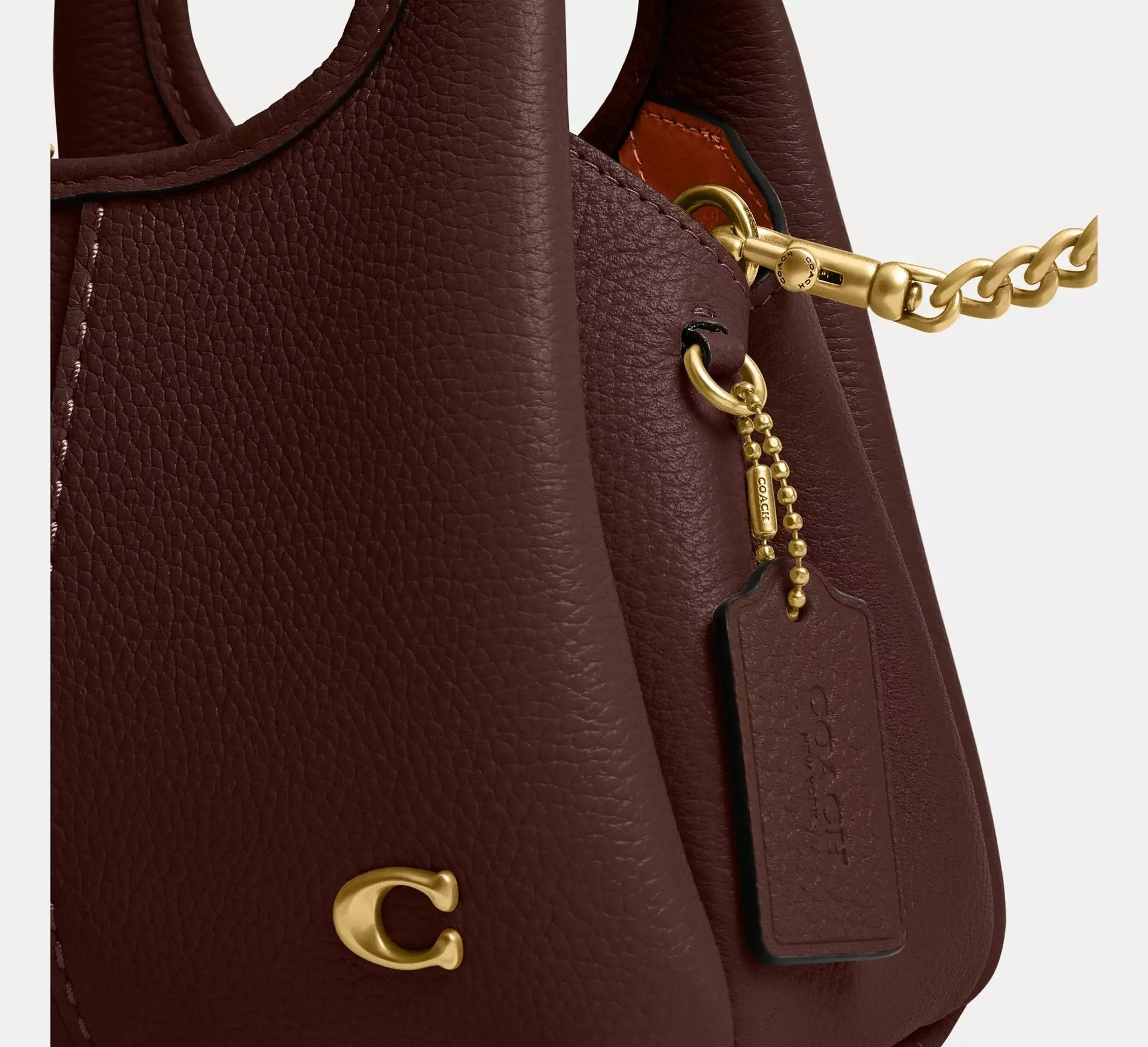 Coach Lana Shoulder Bag 19 SEZON – Brass/Maple - Sneaker Türkiye