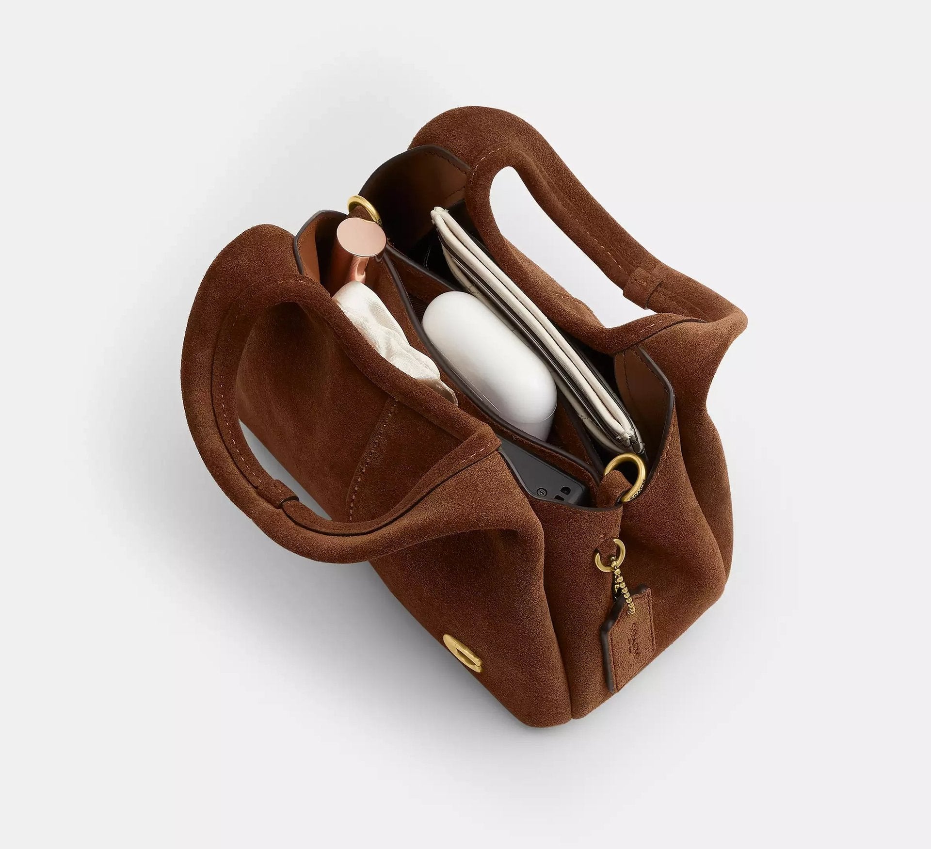 Coach Lana Shoulder Bag 19 SEZON – Brass/Warm Brown - Sneaker Türkiye